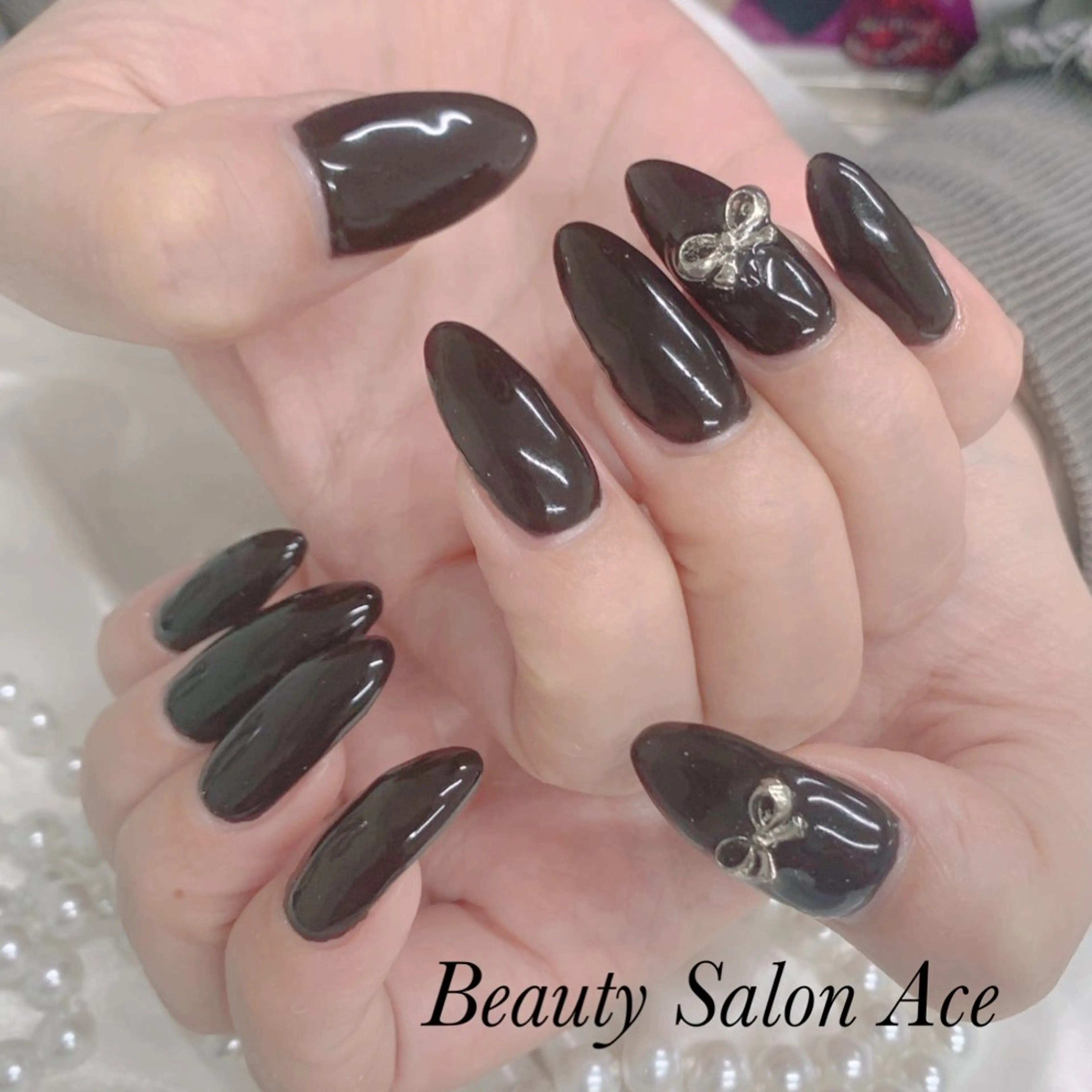 ネイル ワンカラーネイル 冬ネイル クリスマス ハンドネイル ハンドケア Beauty Salon Ace(ネイルサロン エース)所属・池袋フィルイン Ace♡Nailのネイルデザイン