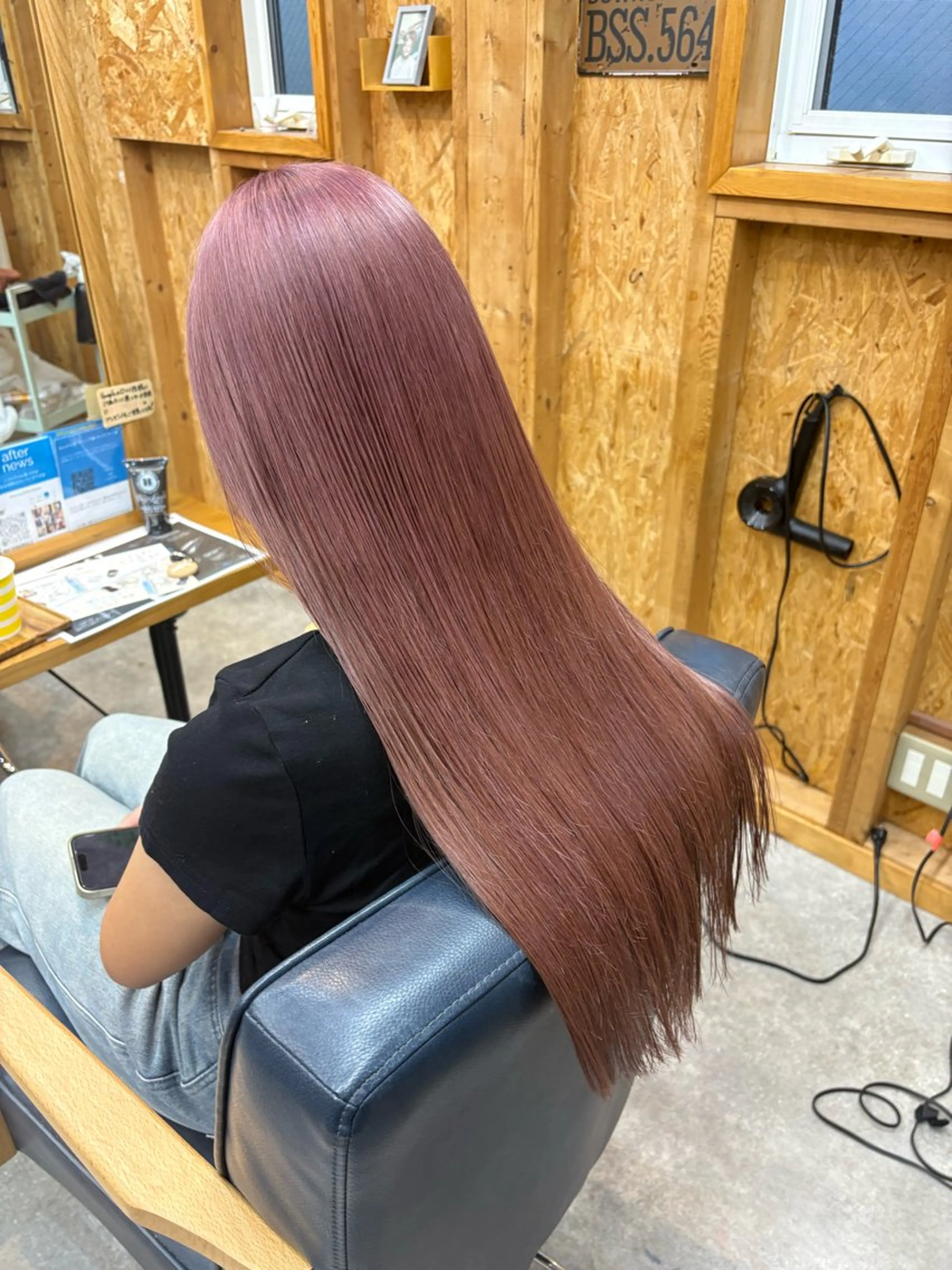 カラー ヘアカラー トリートメント まろみ暖色×ボブ ×chia🕯のヘアスタイル
