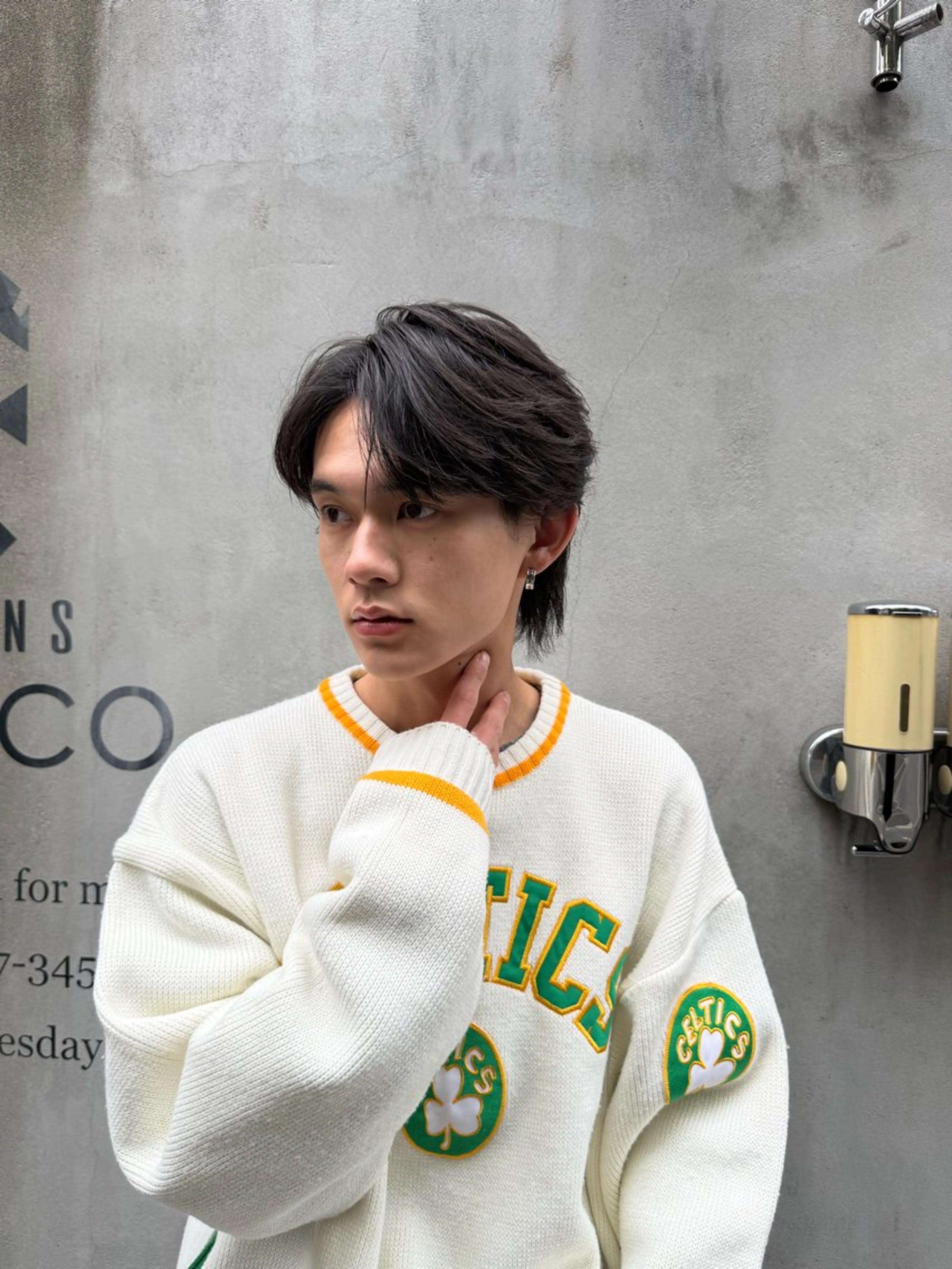 【韓国ヘア】 メンズカット＋ニュアンスパーマ＋ダウンパーマの写真