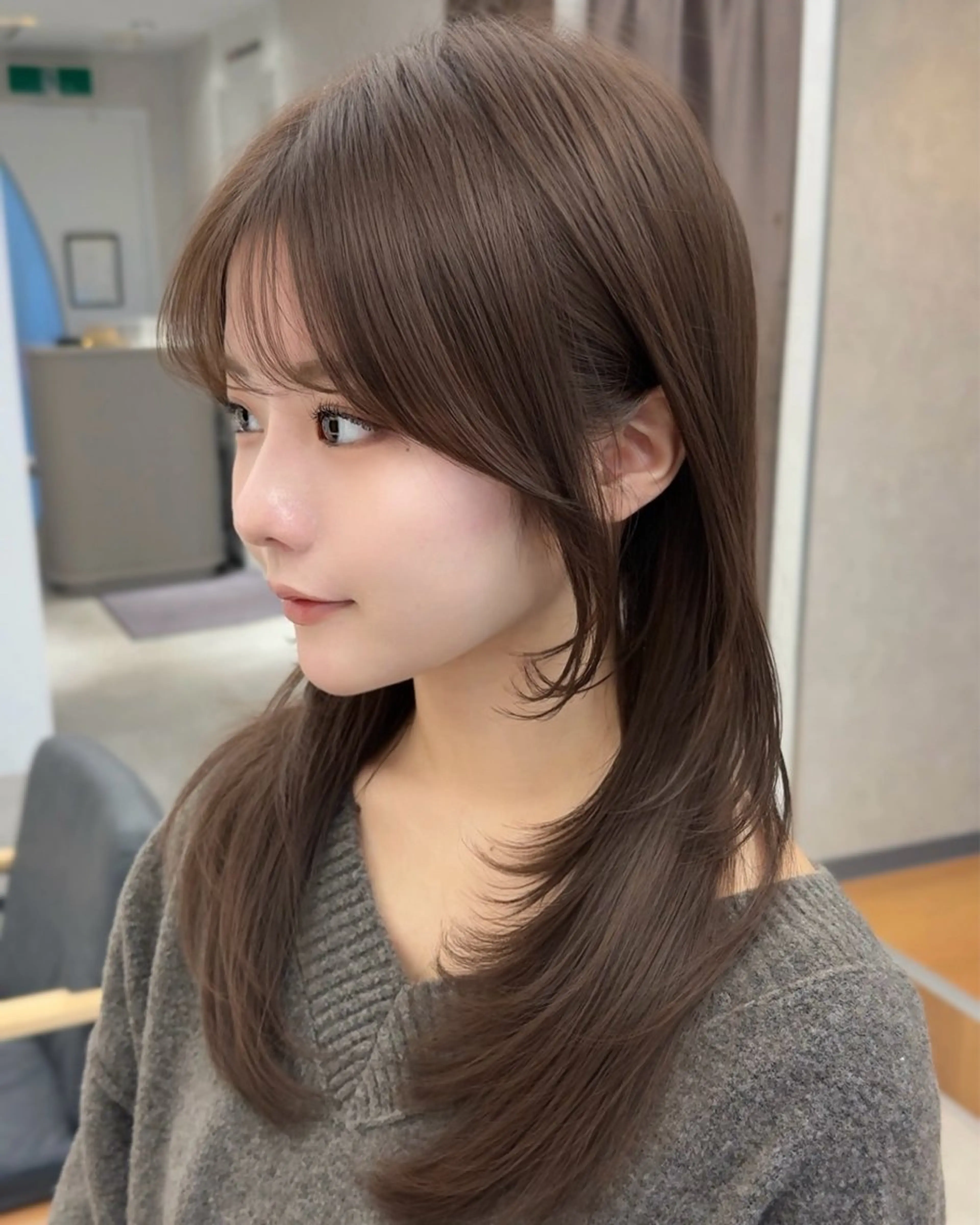 ロング カラー ヘアアレンジ ⭐️銀座/ショート/ 艶カラー/りょうがのヘアスタイル