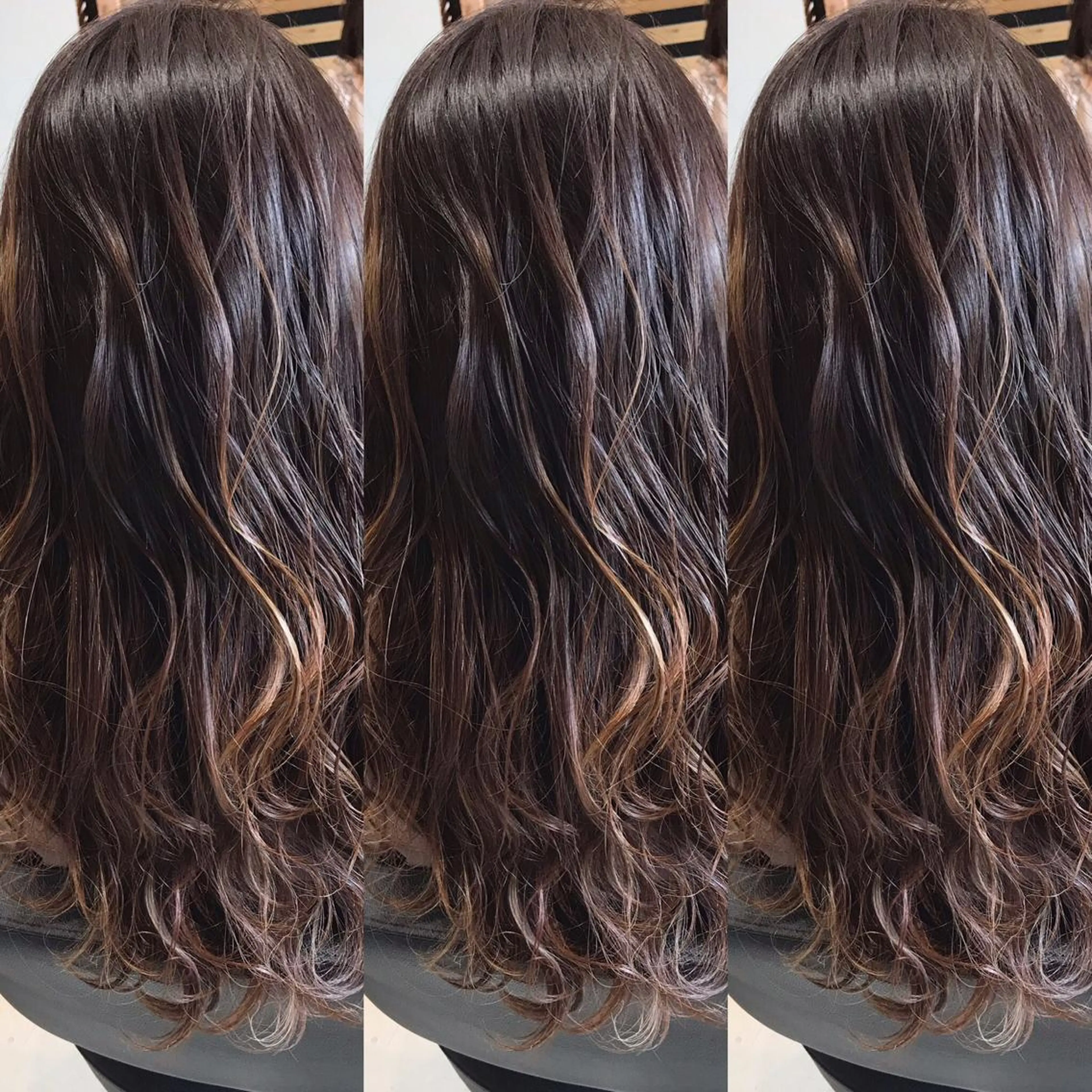 ロング カラー グラデーションカラー ハイライトカラー ハイライト ヘアカラー 大久保 隆蔵のヘアスタイル