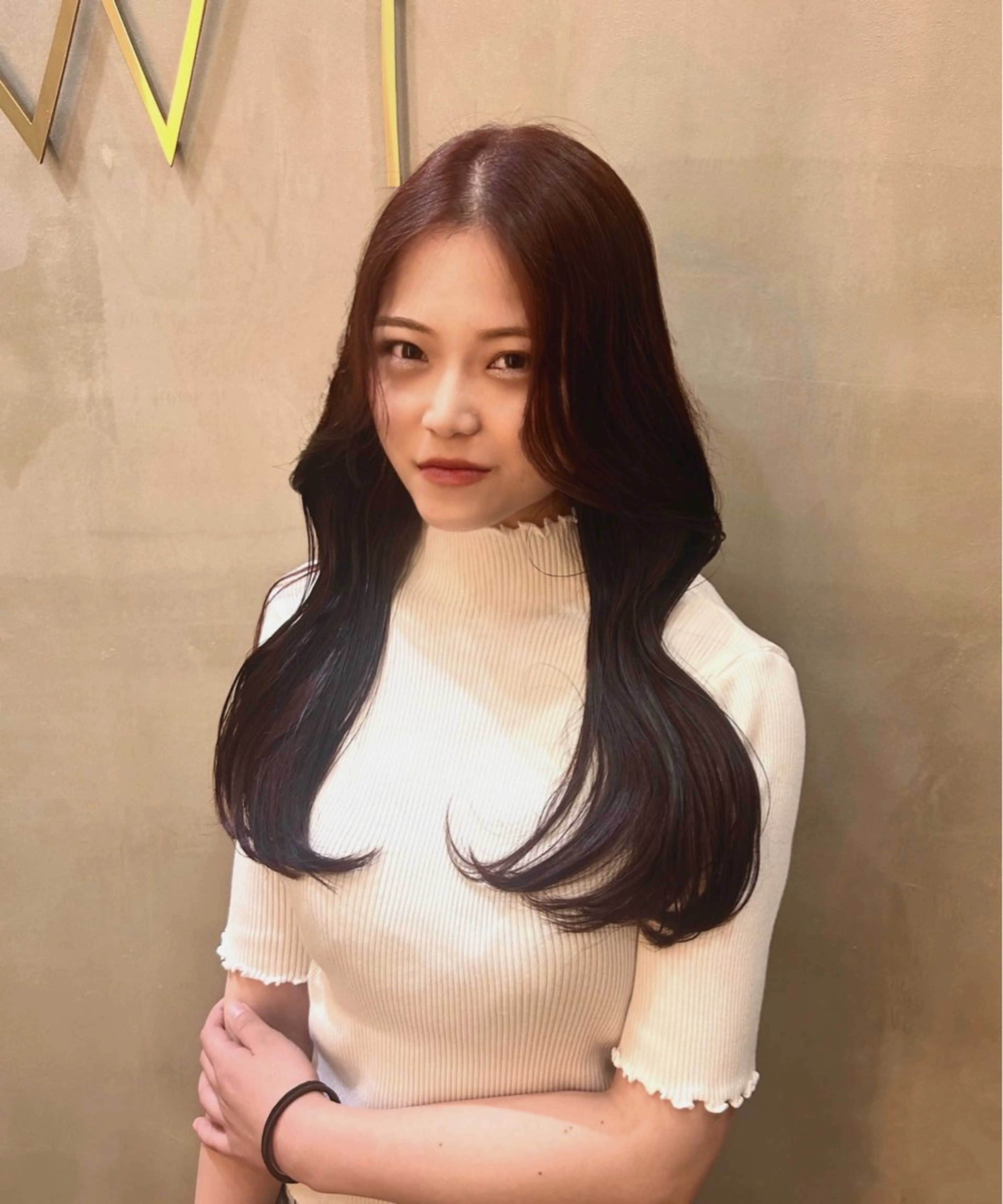 ロング カラー 韓国×髪質改善カラー 💎hinaのヘアスタイル