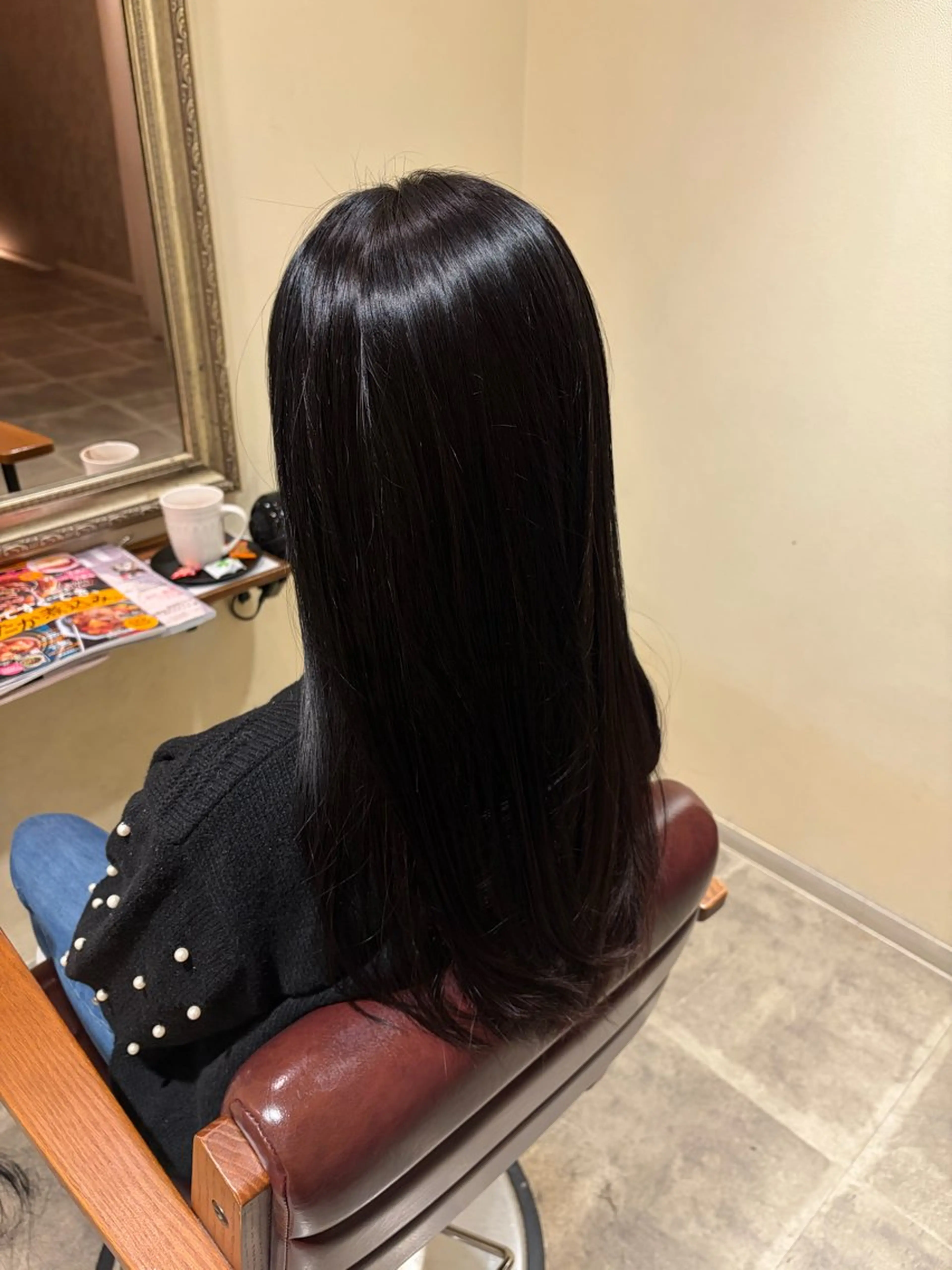 ロング カット ヘアカラー 西村 さくらのヘアスタイル