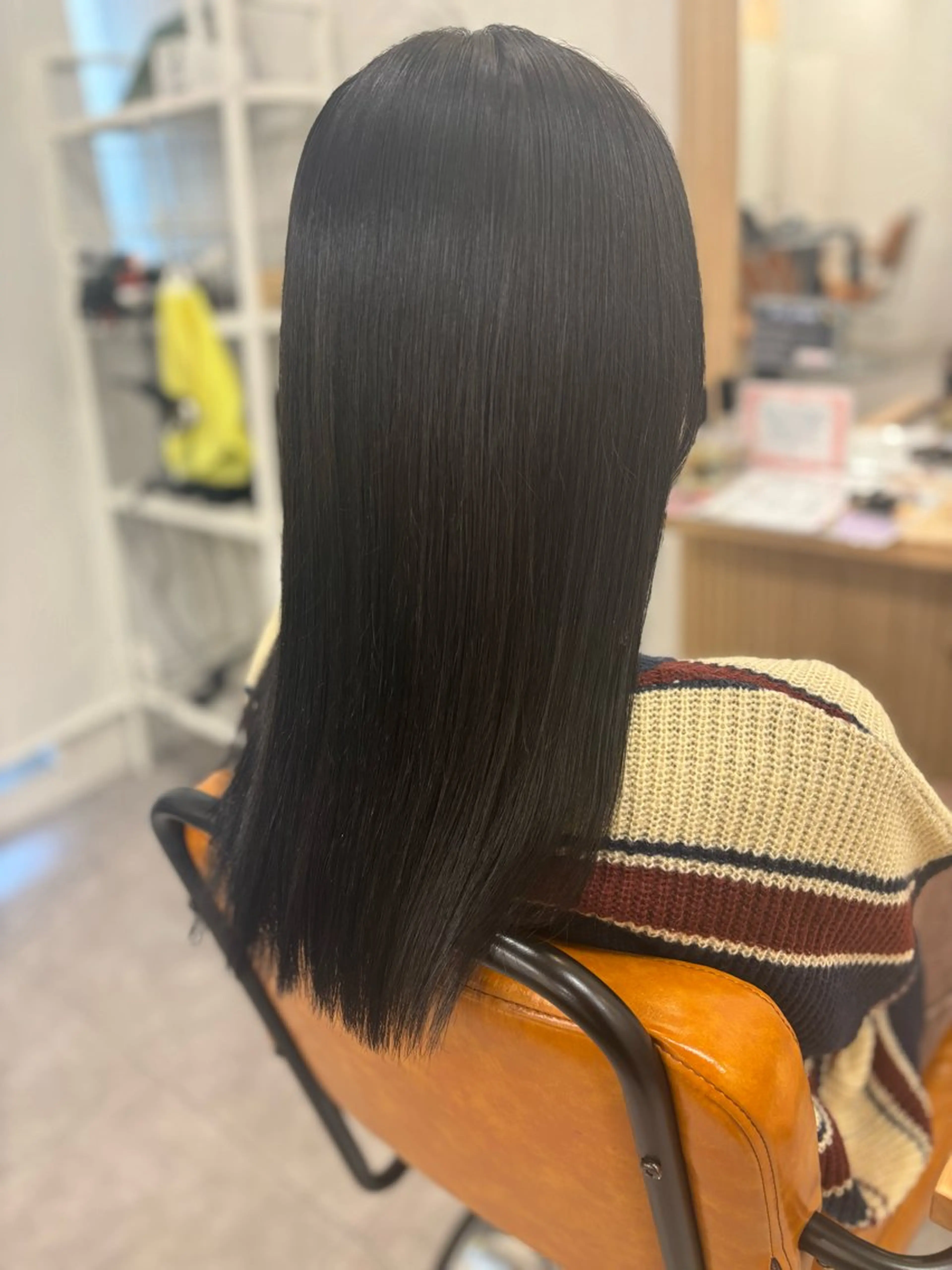 セミロング カラー ヘアカラー SHIAN【シアン】 🍒ゆな🍒のヘアスタイル