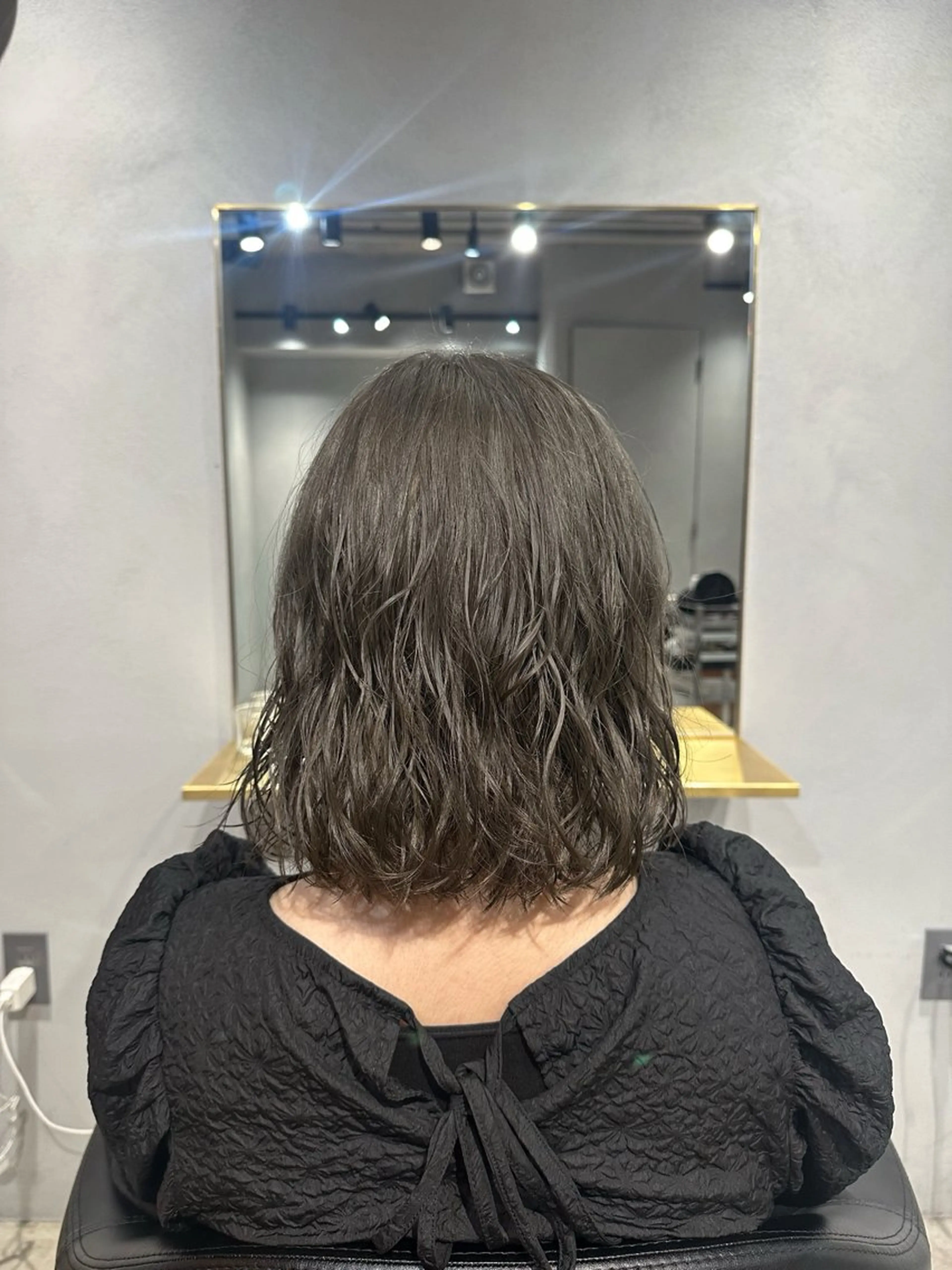 ミディアム パーマ ミディアムパーマ デジタルパーマ ショートカット/ レイヤー/齋藤大貴のヘアスタイル