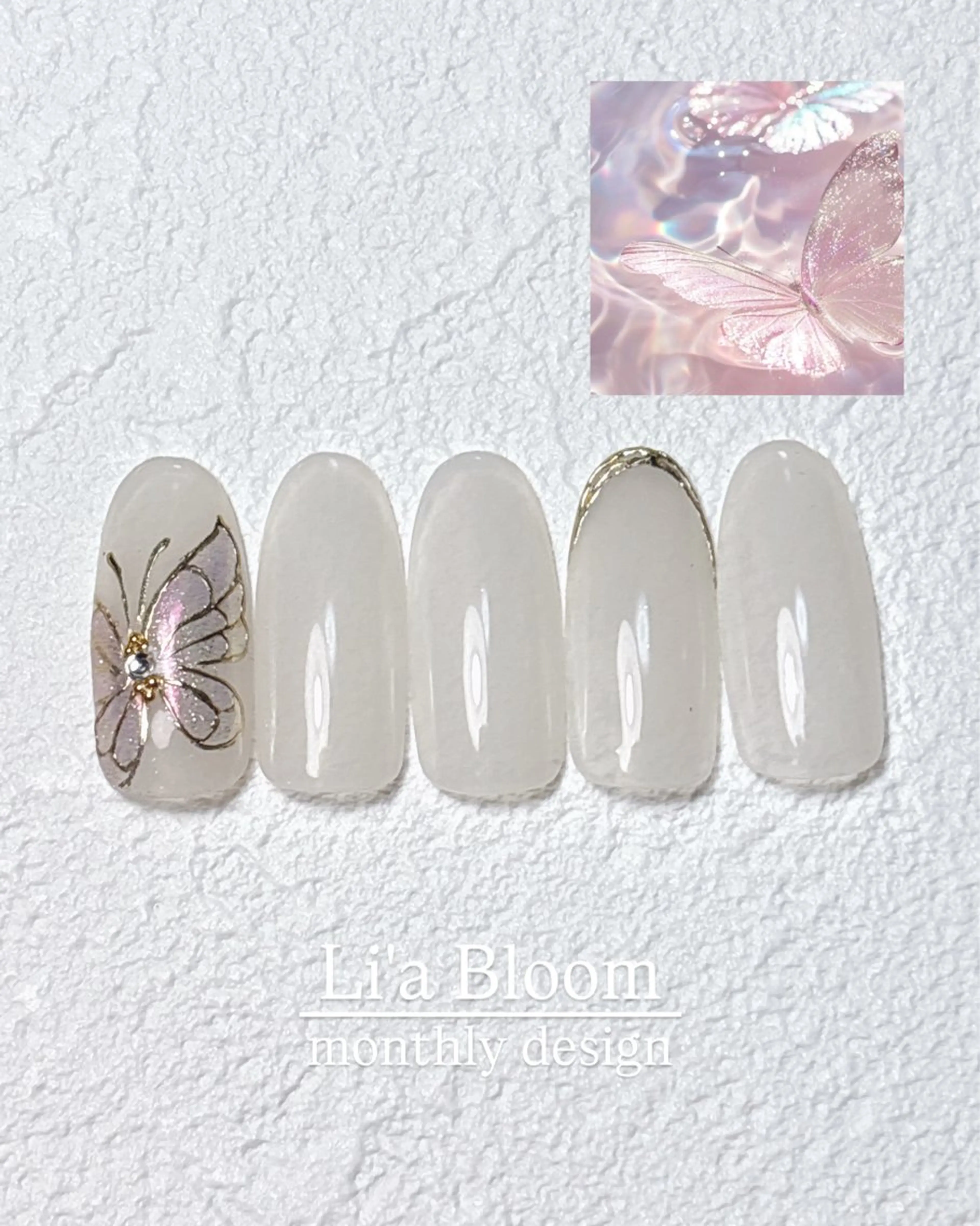 ネイル 🦋🤍 madoka🤍のネイルデザイン