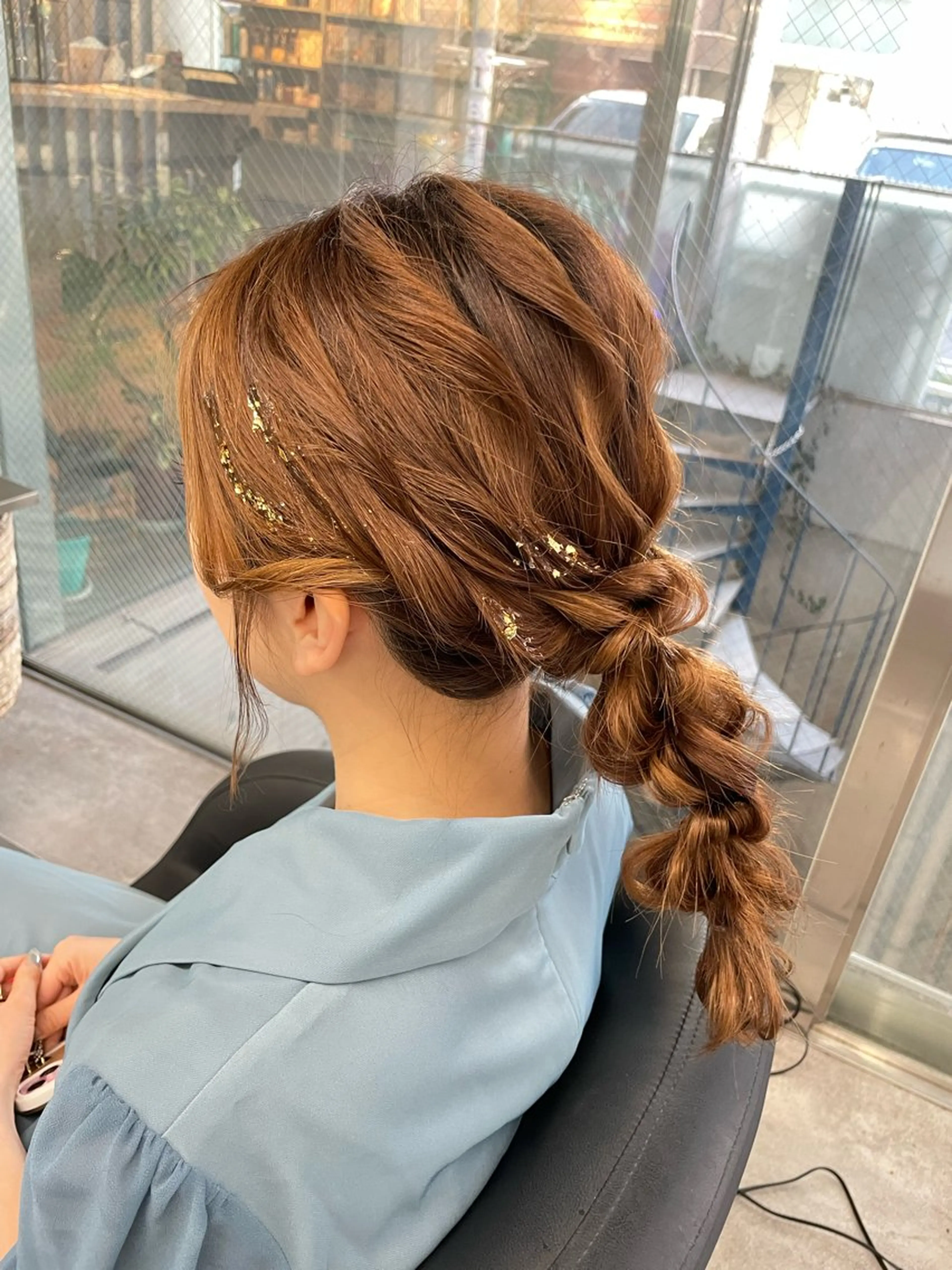 ヘアアレンジ ヘアセット 速水 ゆきののヘアスタイル