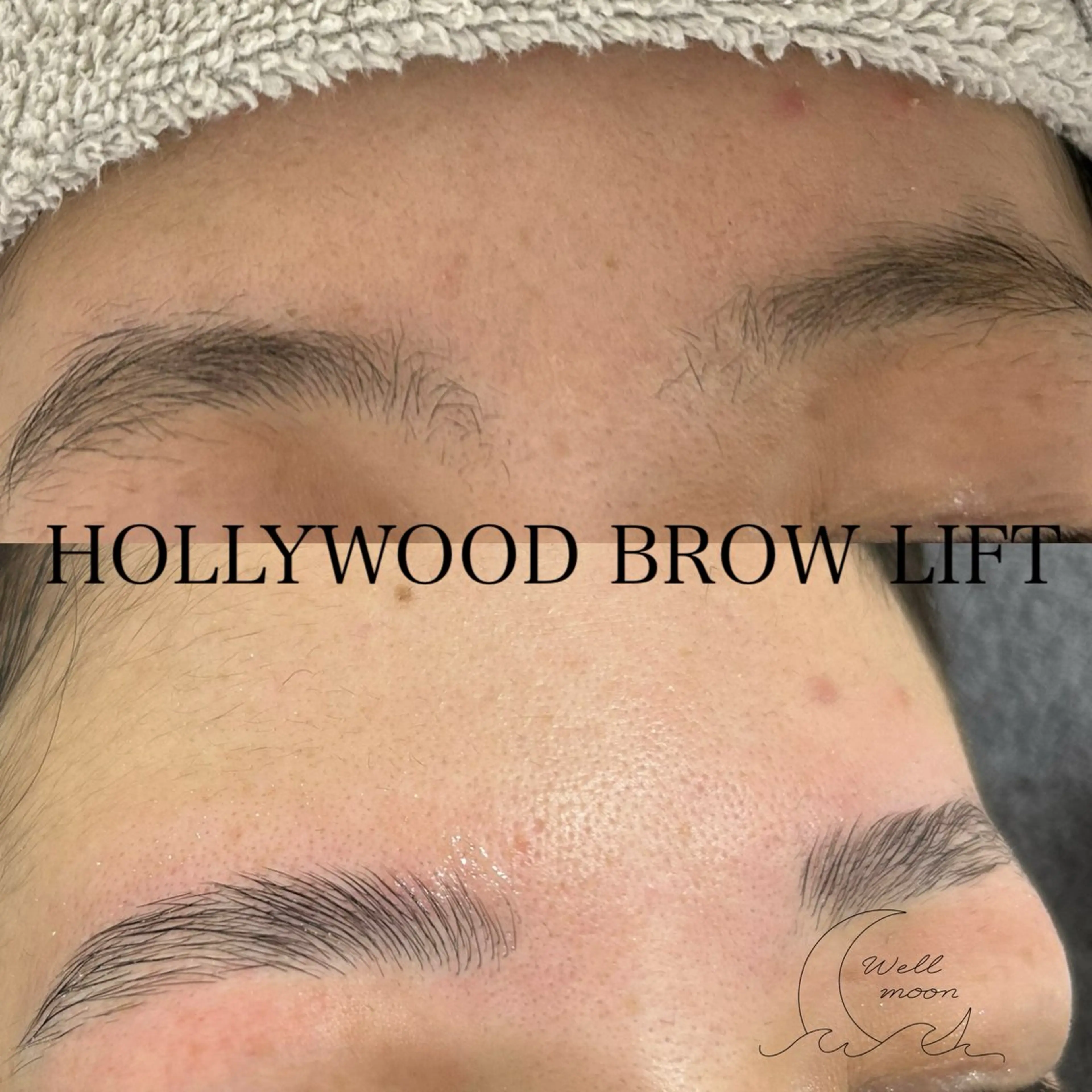 アイブロウ ハリウッドブロウリフト ワックス脱毛 その他(アイブロウ) Well moon 🌙岩部のマツエク・マツパデザイン