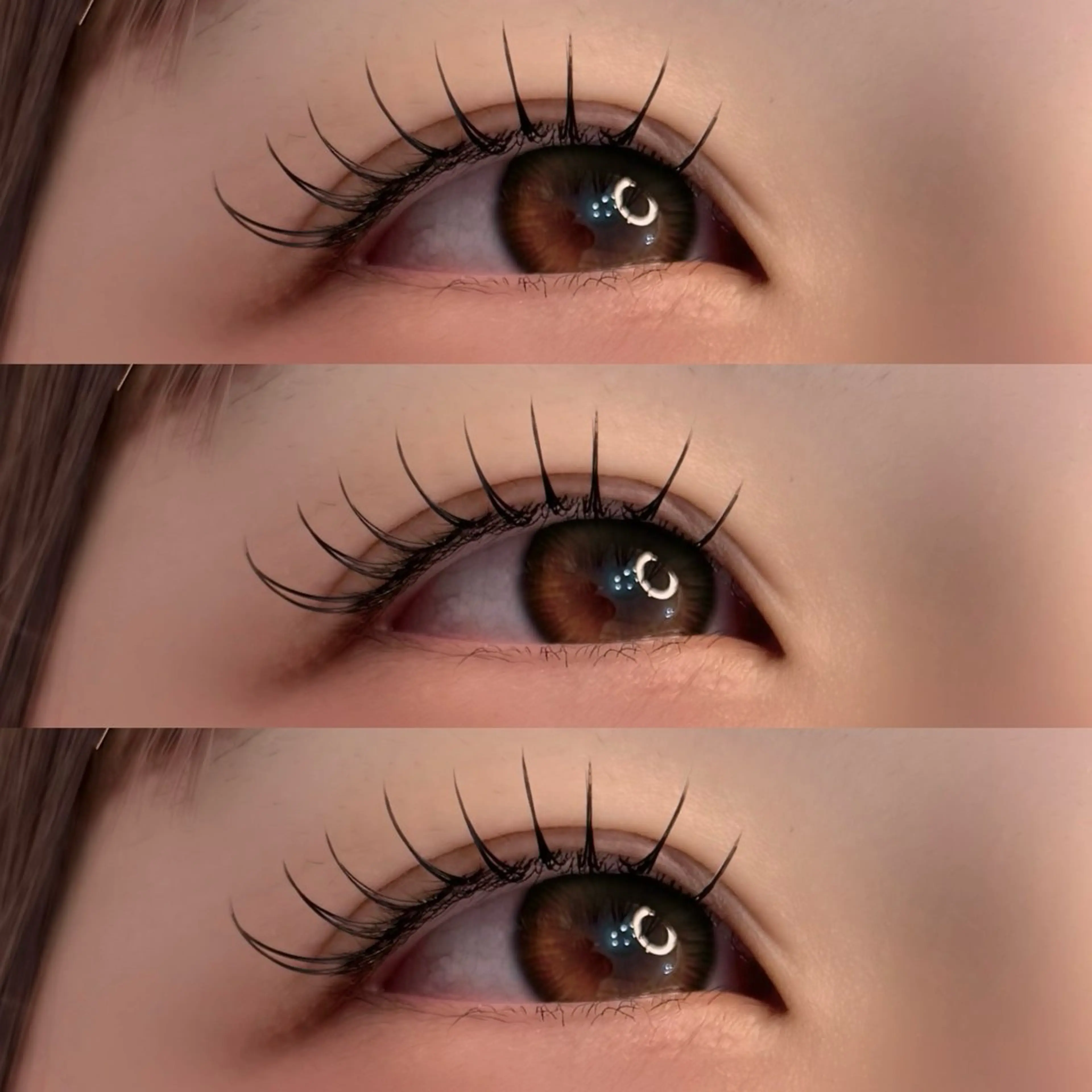 マツエク・マツパ マツエク 【那覇/束感まつ毛 /LED】ｷｬﾒﾙのマツエク・マツパデザイン