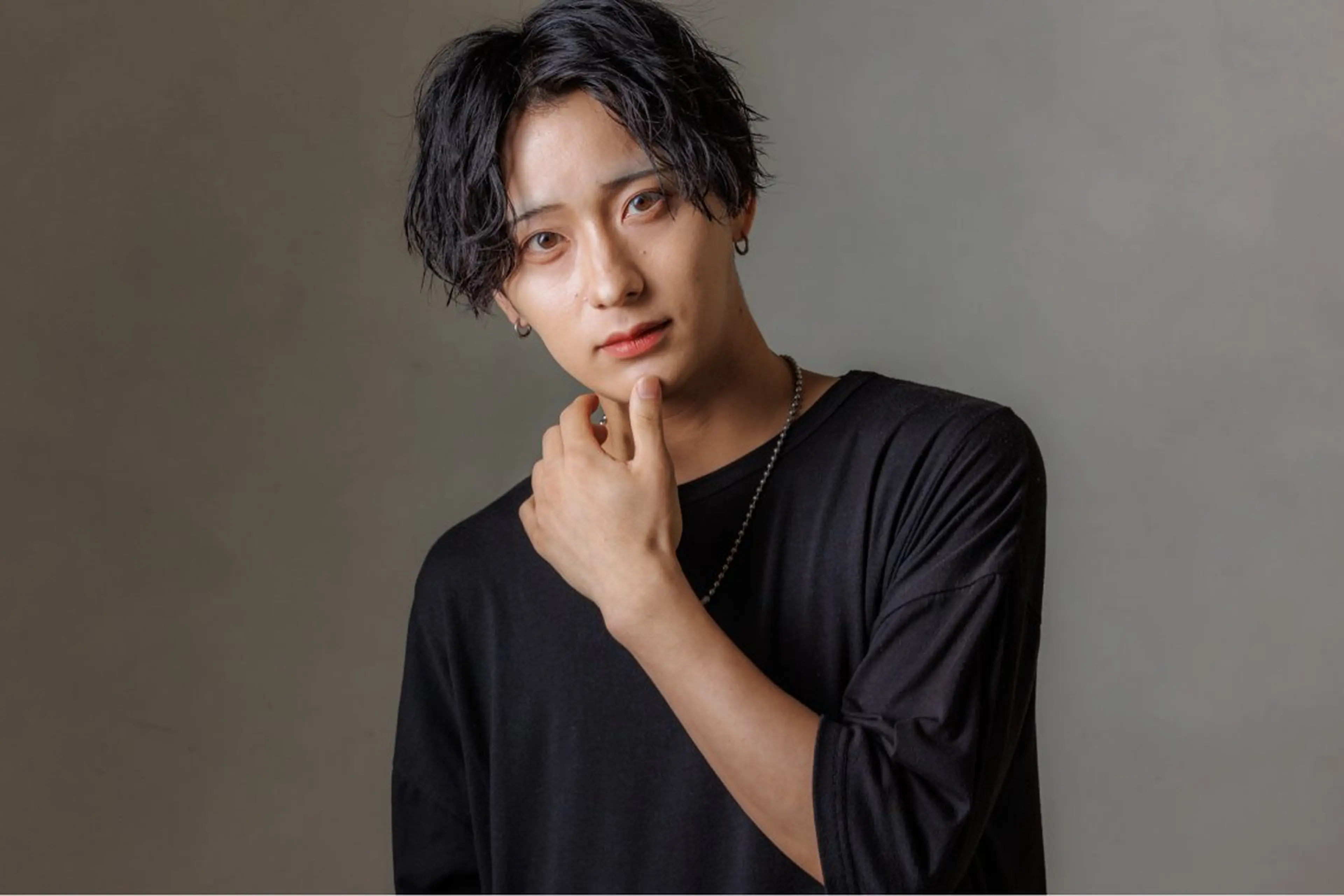 セミロング パーマ メンズ サトウ コウキ  メンズのヘアスタイル