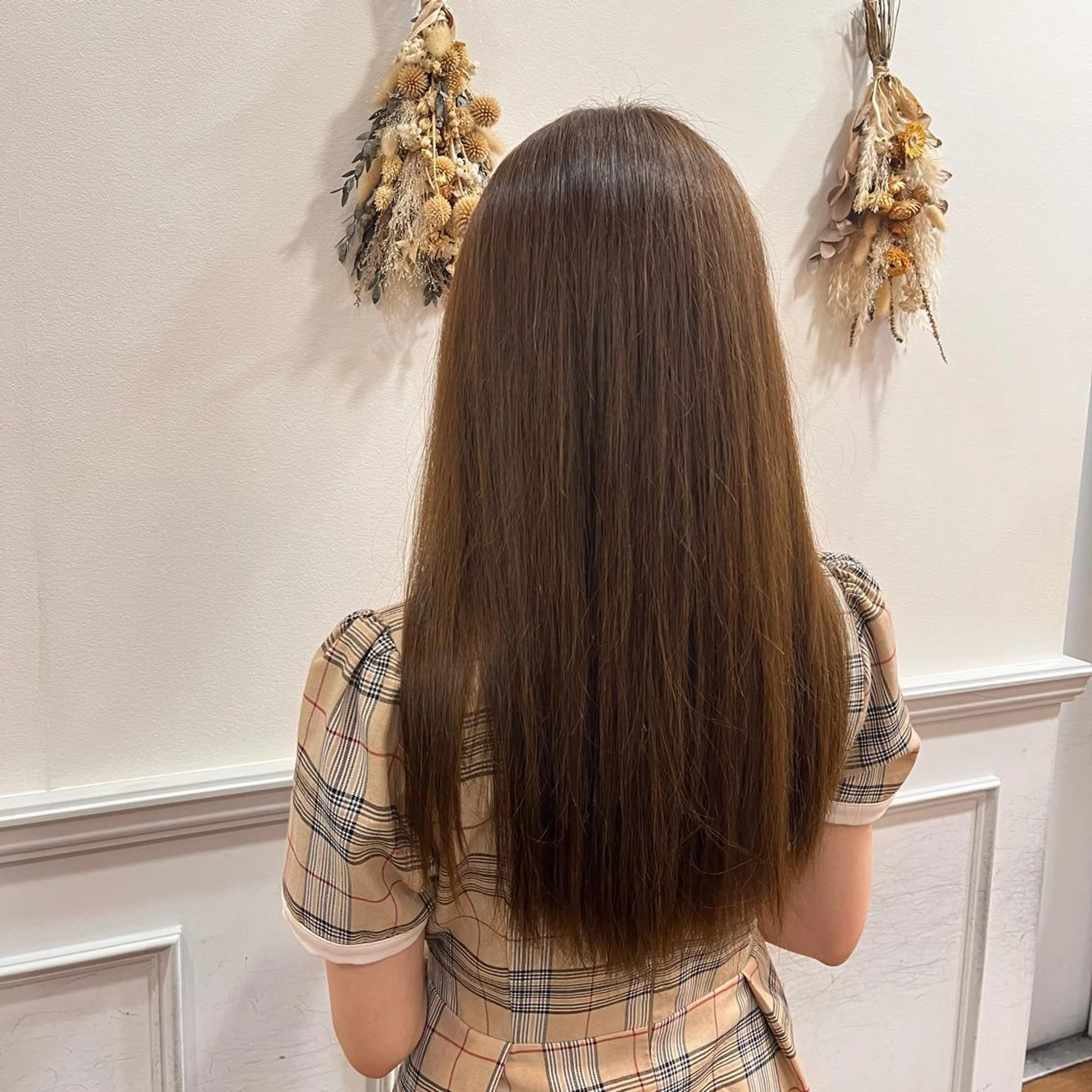 ロング カラー よしだ しおりのヘアスタイル
