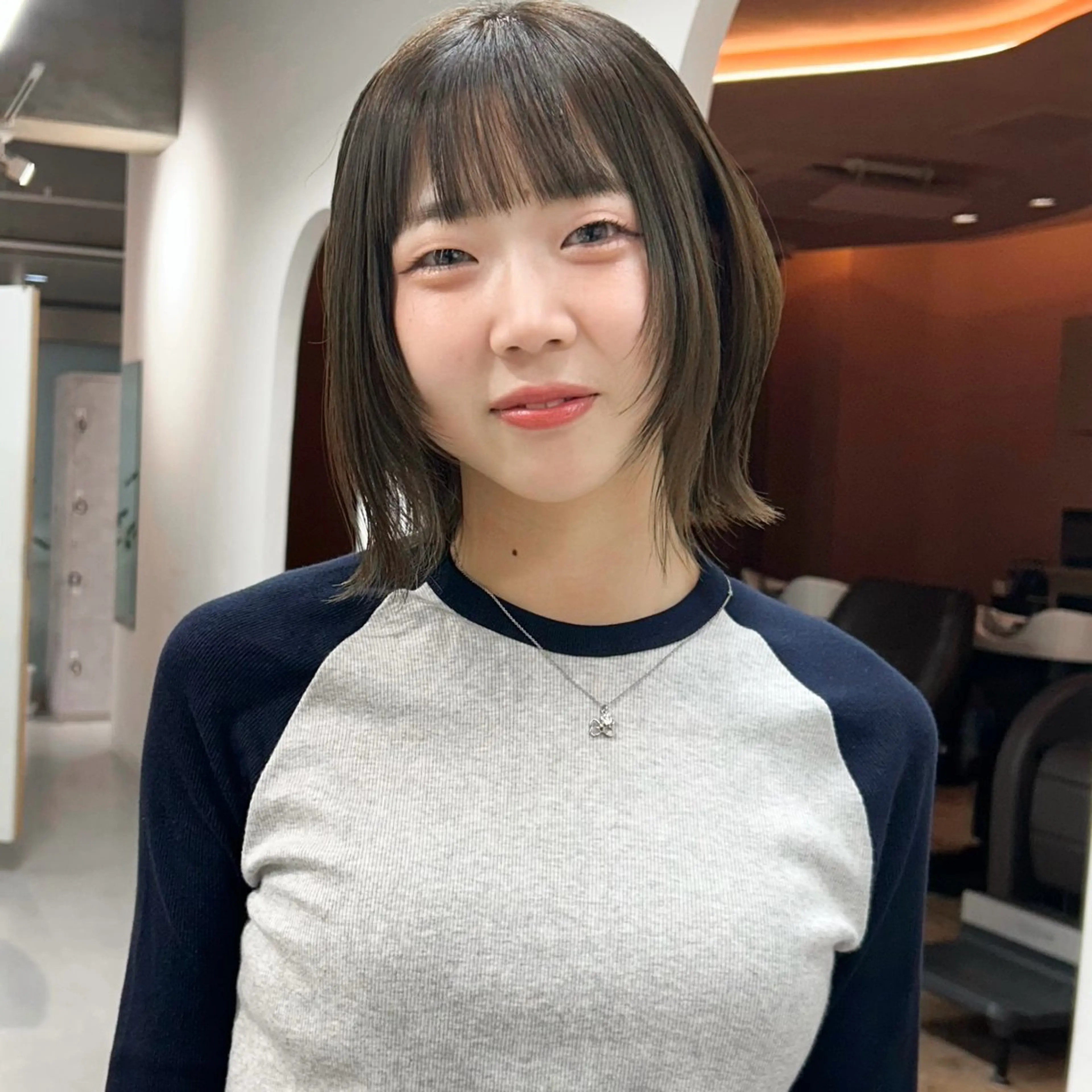 【人気🌟】艶カラー＋超音波トリートメントの写真