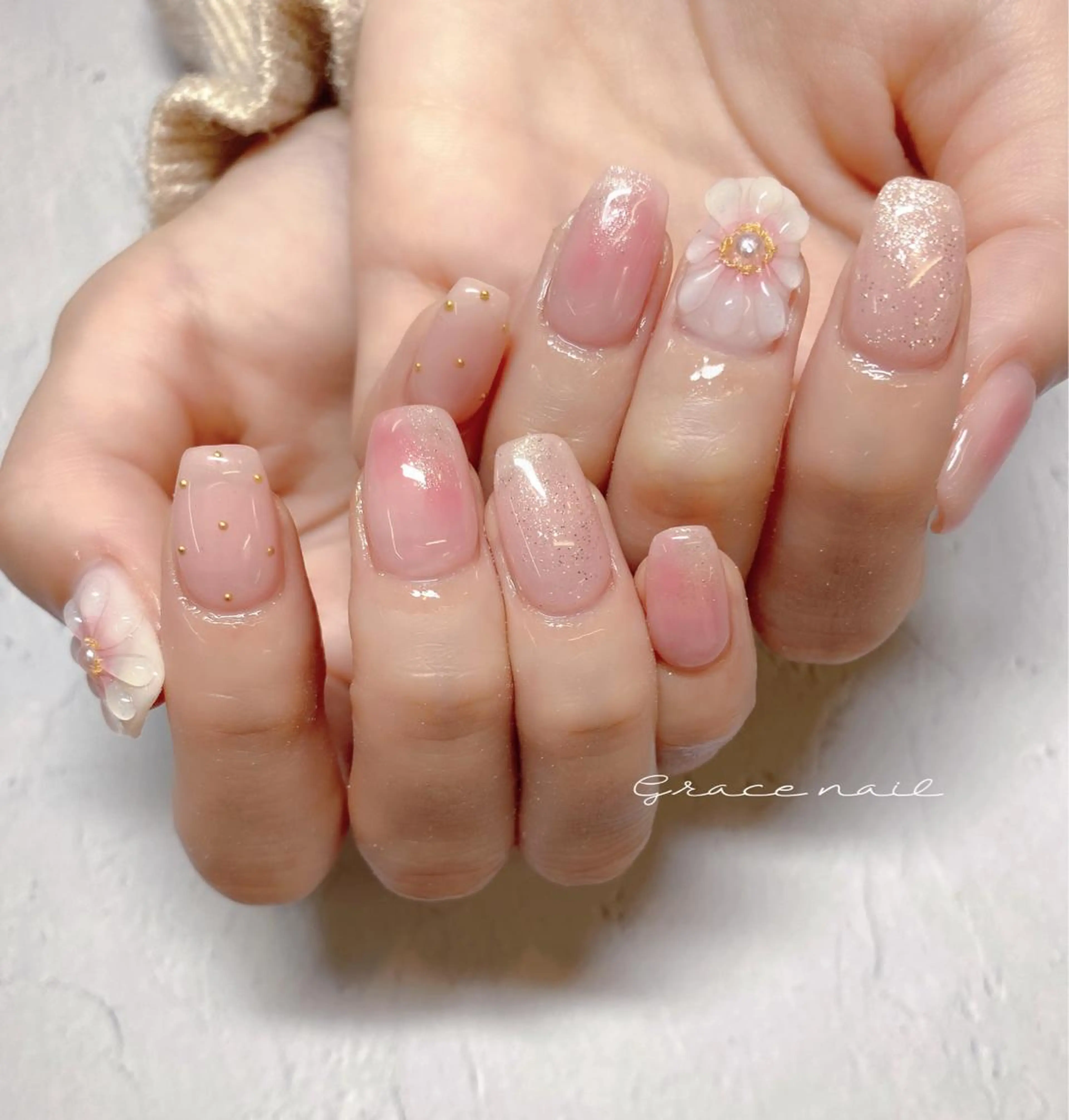 ネイル ハンドネイル ☆*｡Grace Nail｡*☆のネイルデザイン