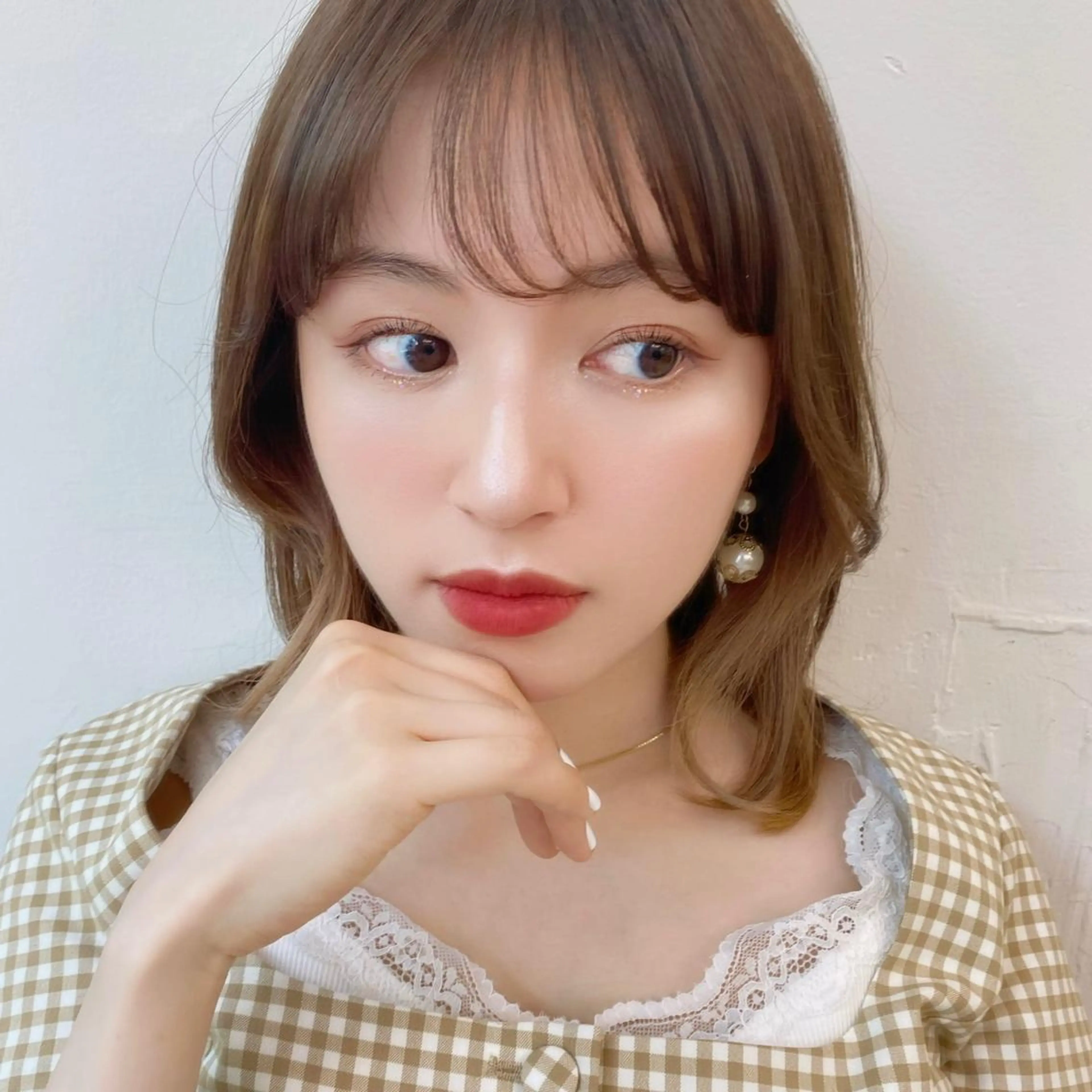 ミディアム カラー 🪭risa 暖色/レイヤー🪭のヘアスタイル