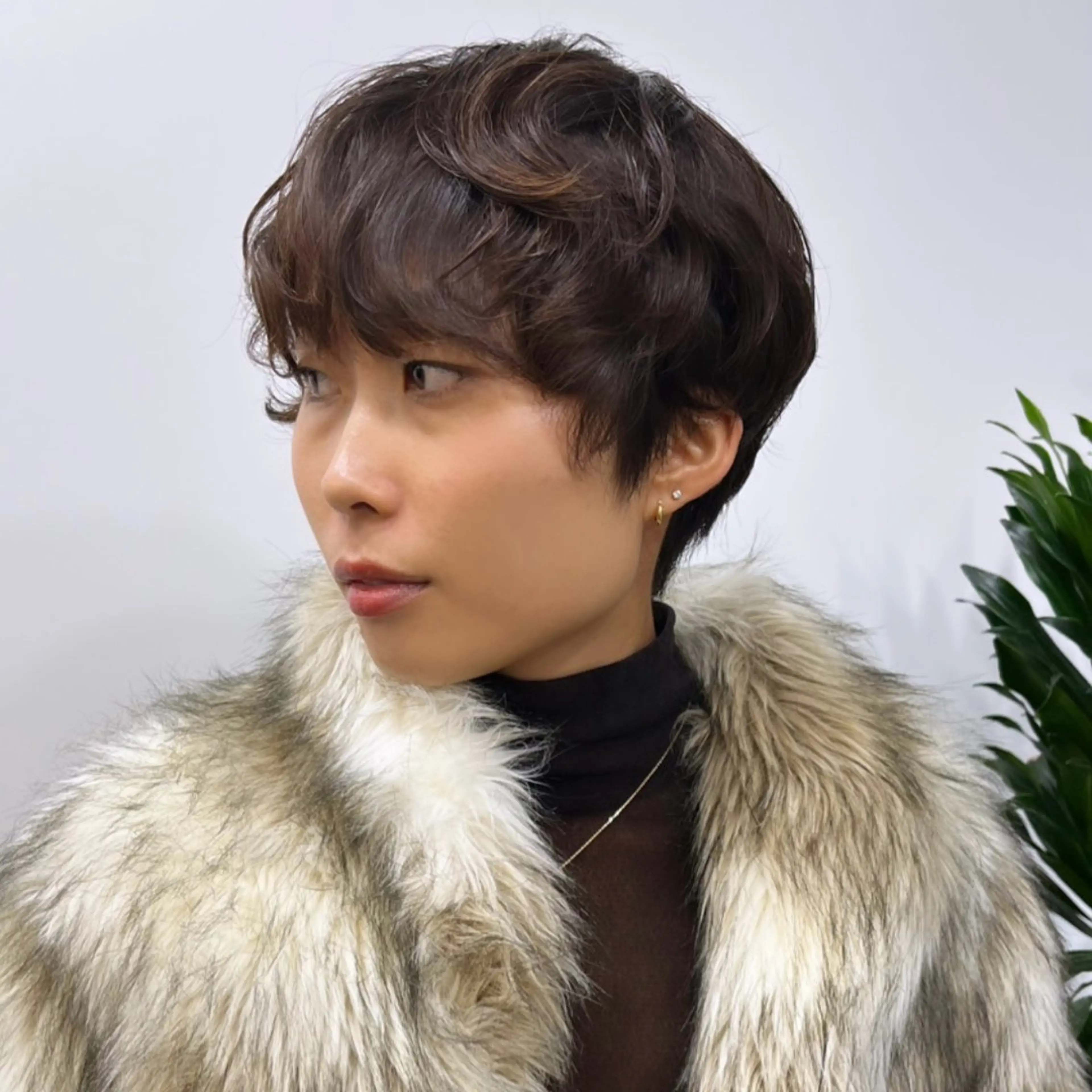 ショート カラー パーマ 入学式 卒業式のヘアスタイル 似合わせカット ショートヘア 小顔カット HIROKO / 透明感暖色カラー🎀のヘアスタイル