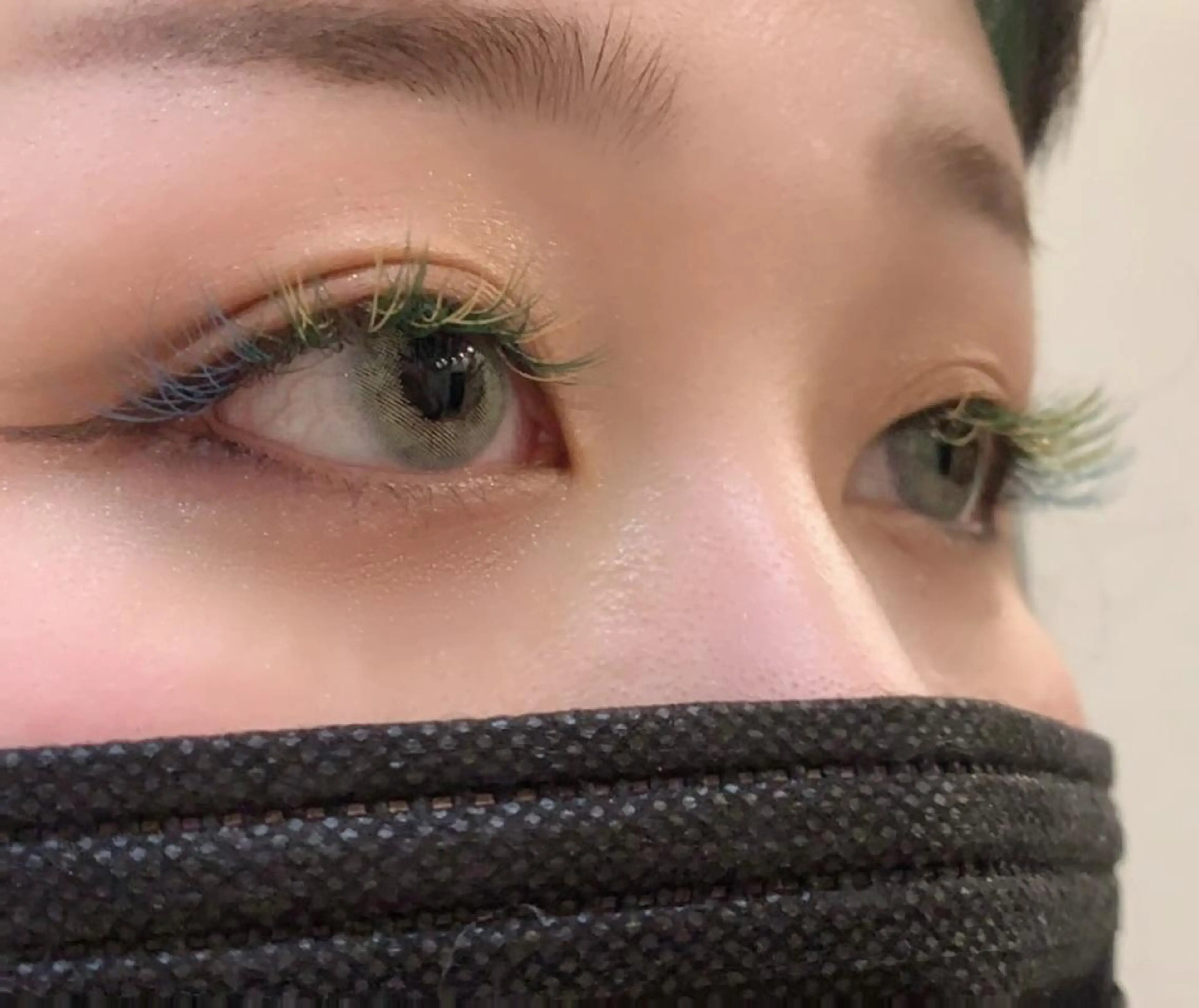 マツエク・マツパ 似合わせカット暖色 カラーhiyonaのヘアスタイル