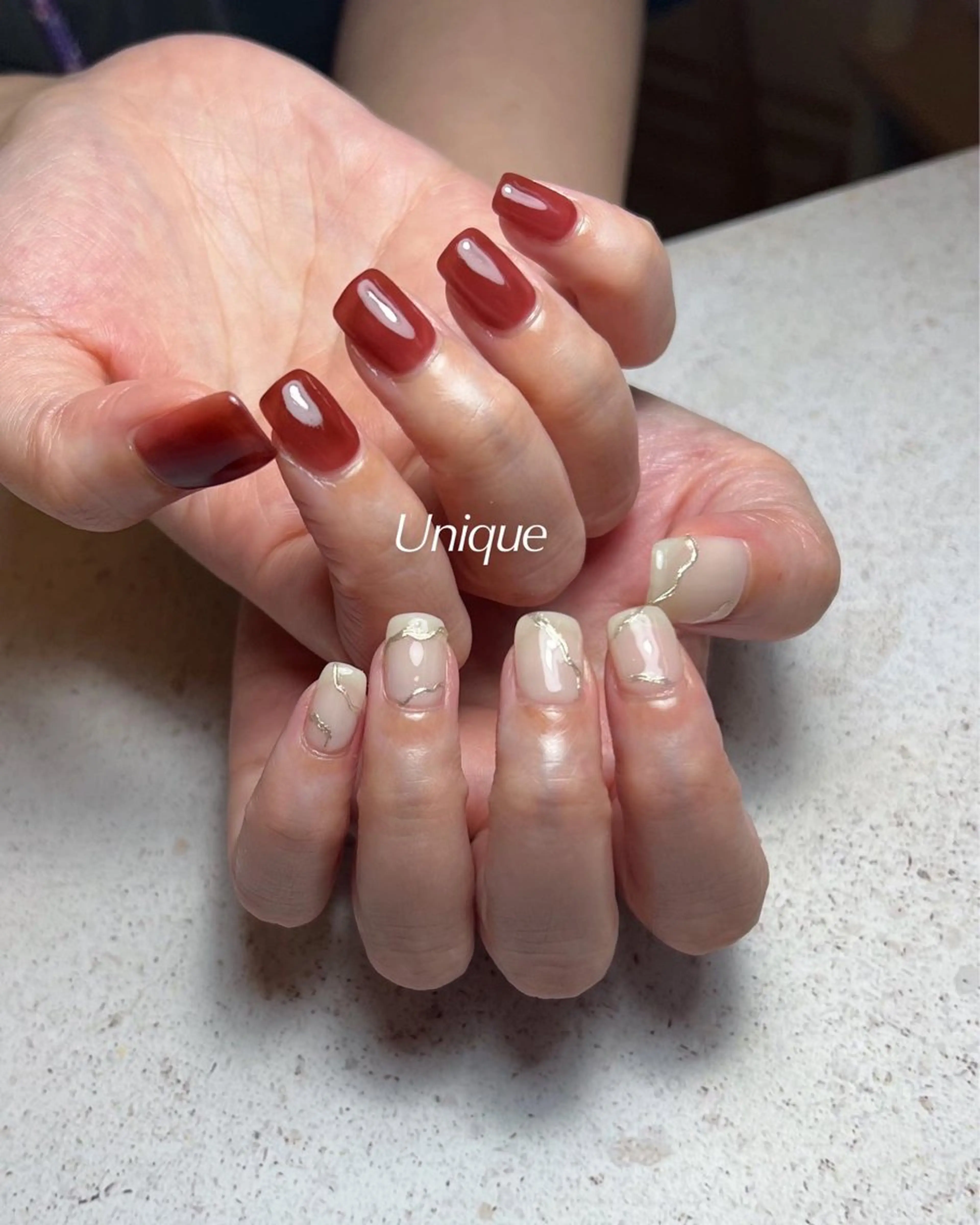 ネイル ハンドネイル Unique 【ユニーク】のネイルデザイン