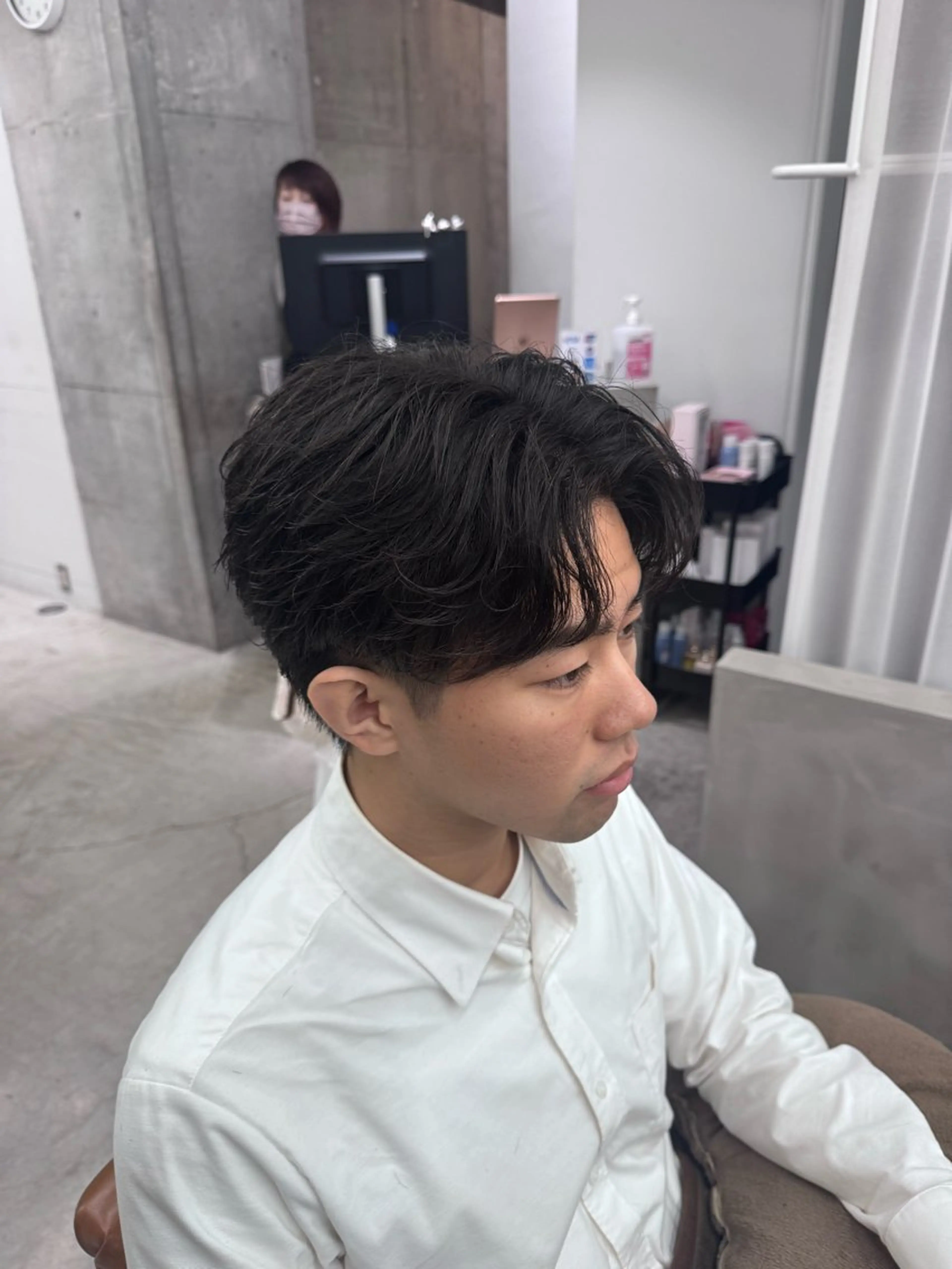 ミディアム カット ヘッドスパ tomoメンズ特化 /パーマ/カットのヘアスタイル