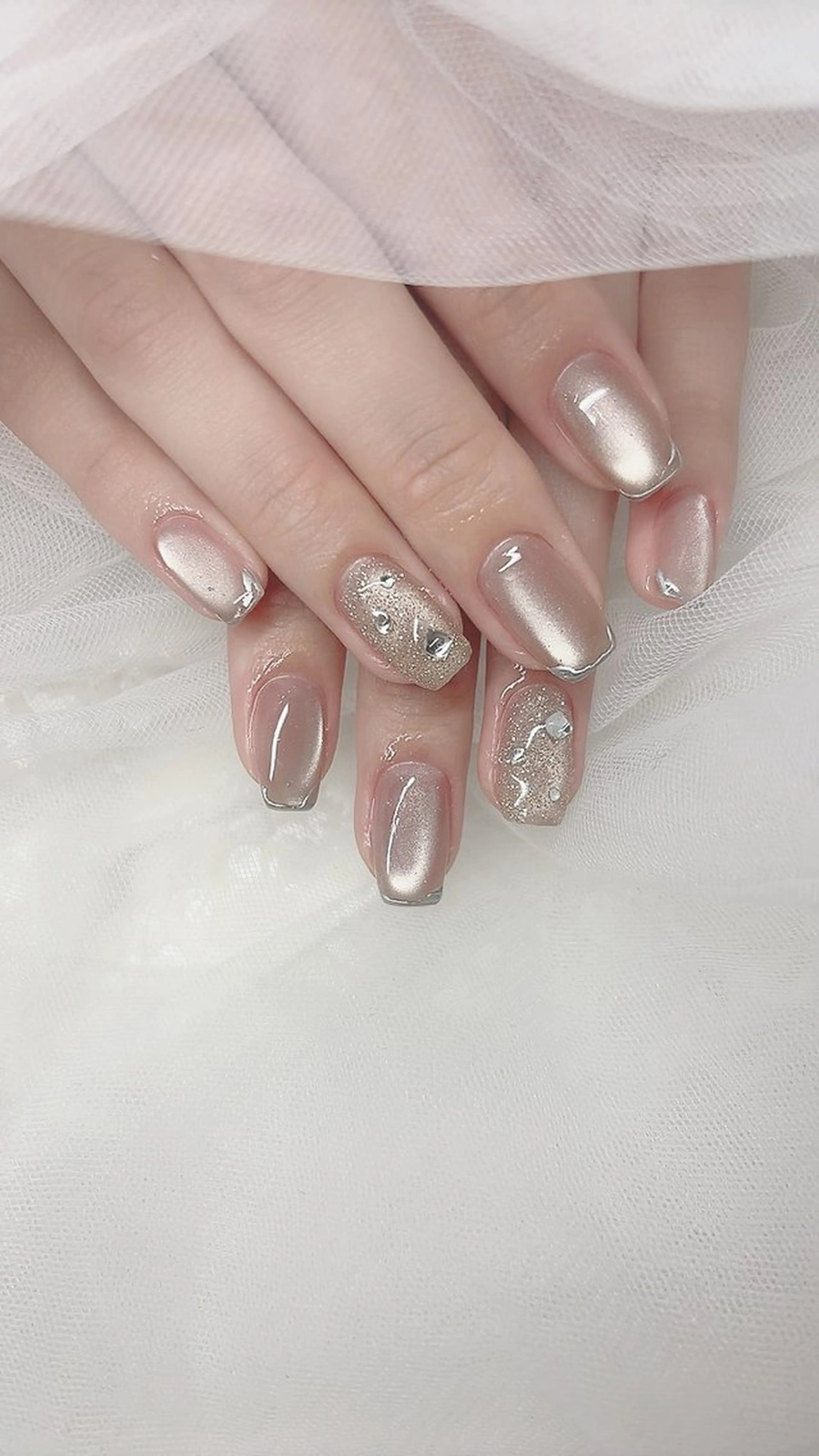 ハンドジェルデザインネイル(パラジェル)の写真