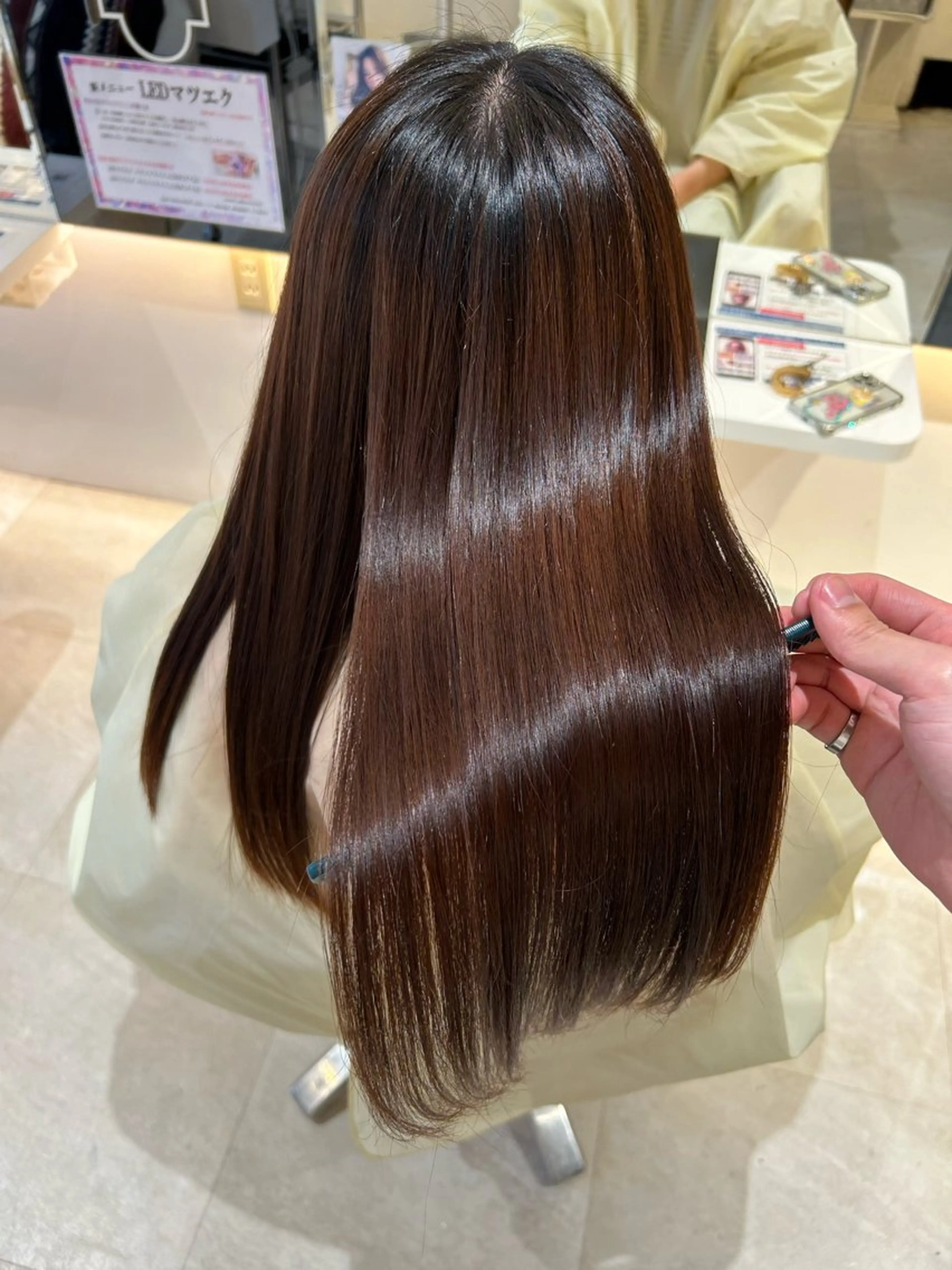 ロング トリートメント 髪質改善・縮毛矯正 濱　泰賀のヘアスタイル