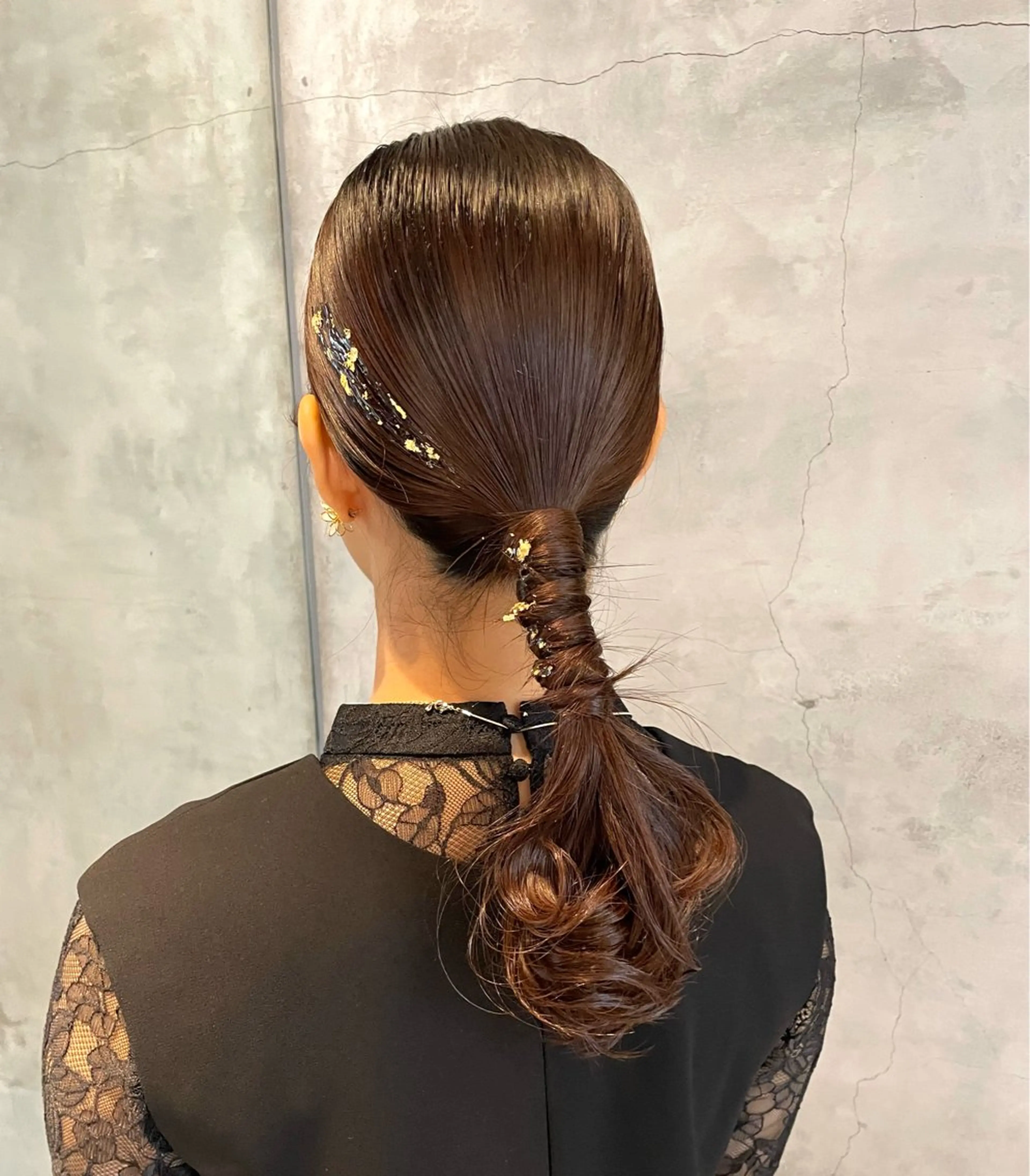 ミディアム ヘアセット/透明感 カラー/MIHO♡のヘアスタイル