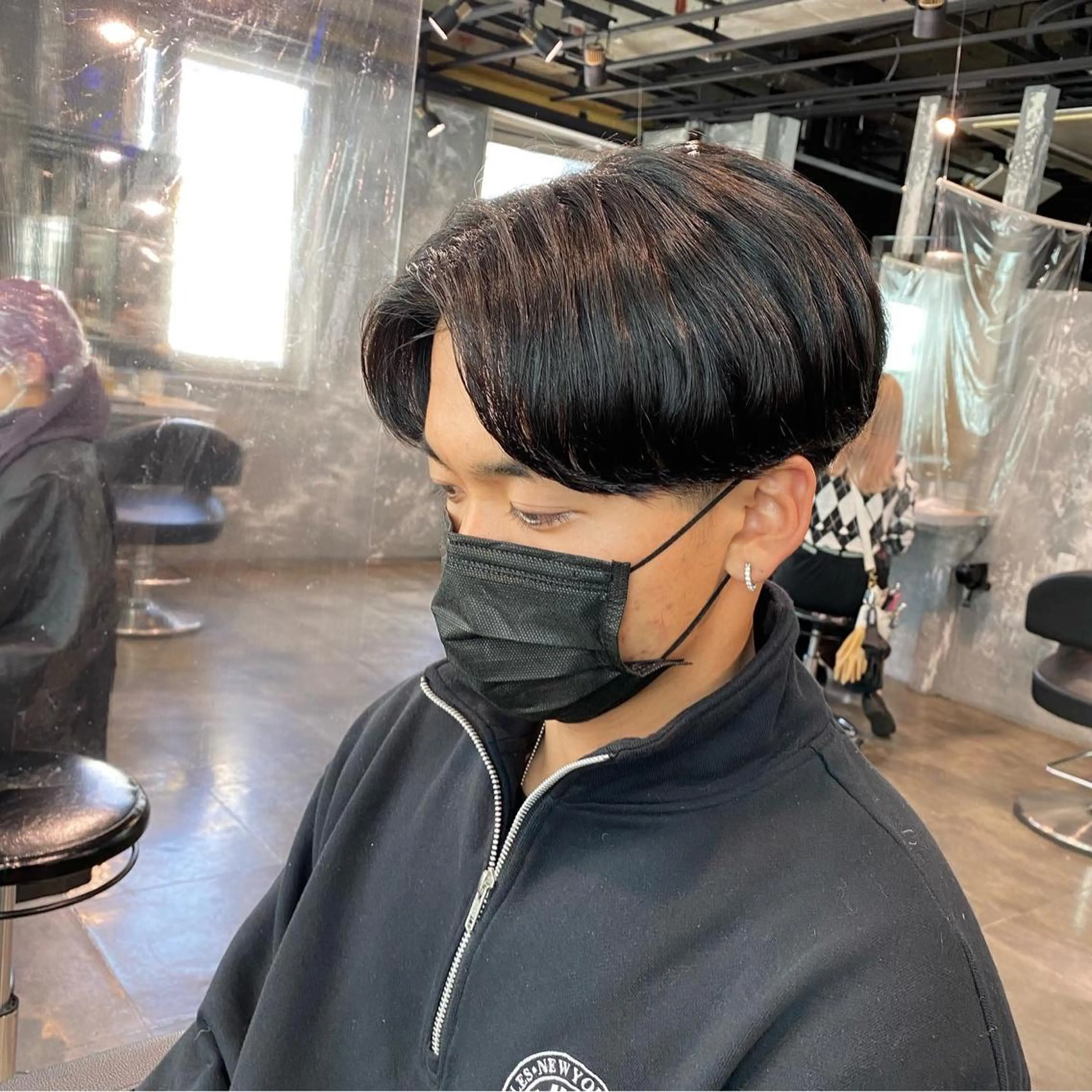 ショート パーマ メンズ 🟦ニュアンス/メン ズパーマ横浜🟦のヘアスタイル