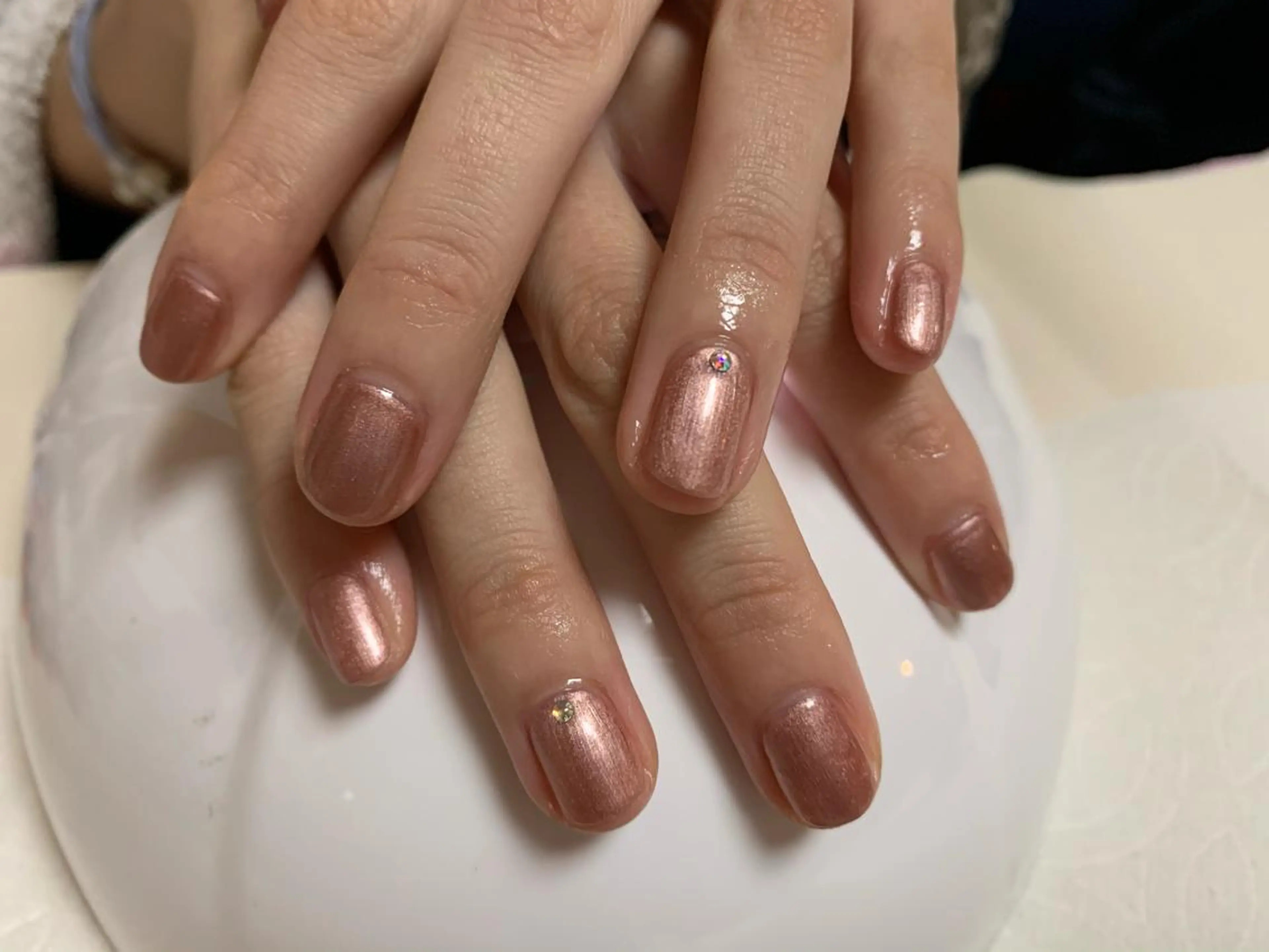 ネイル ワンカラーネイル 手塚 里奈のネイルデザイン