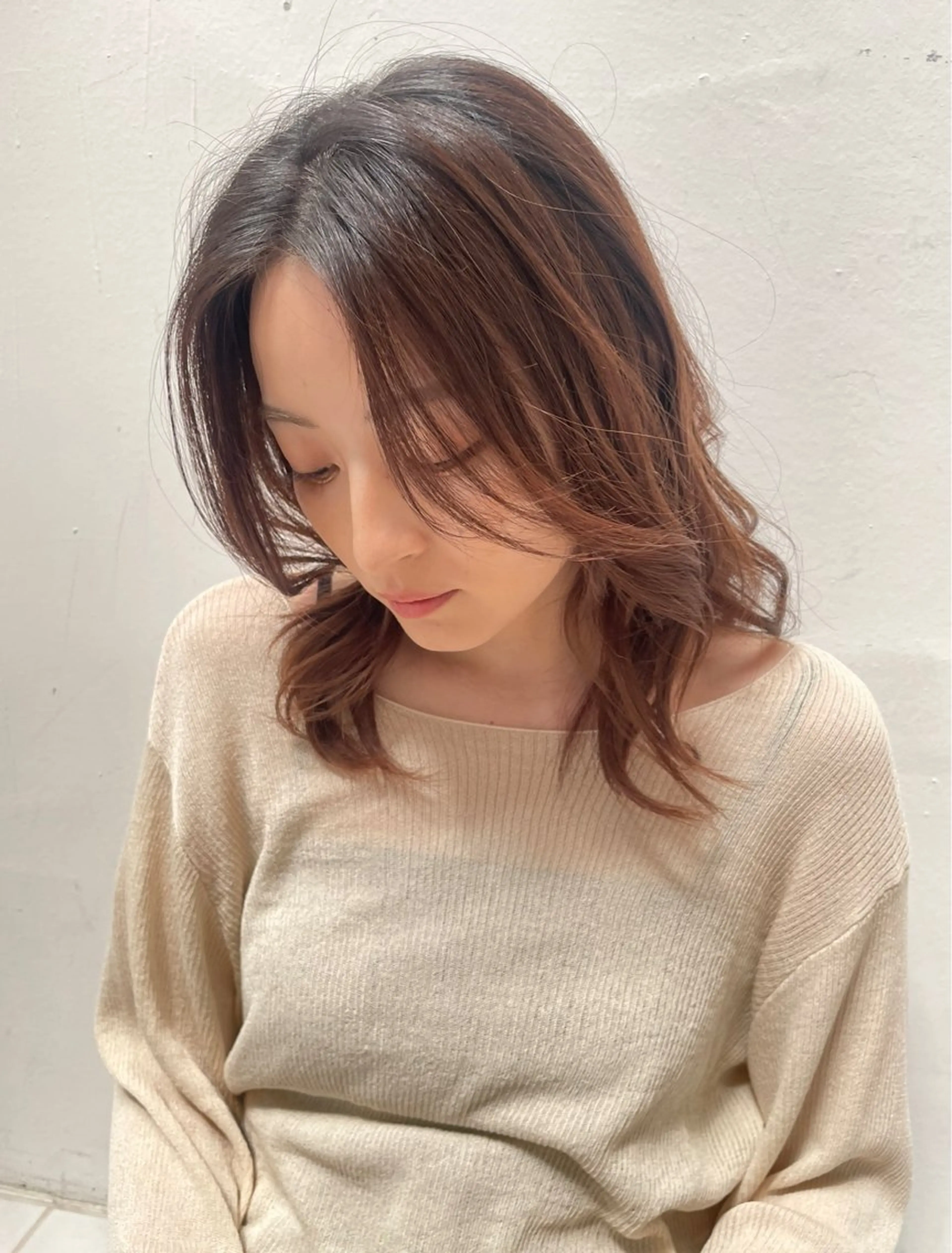 セミロング 🍊美容室TU. LUCE／コン🍊のヘアスタイル