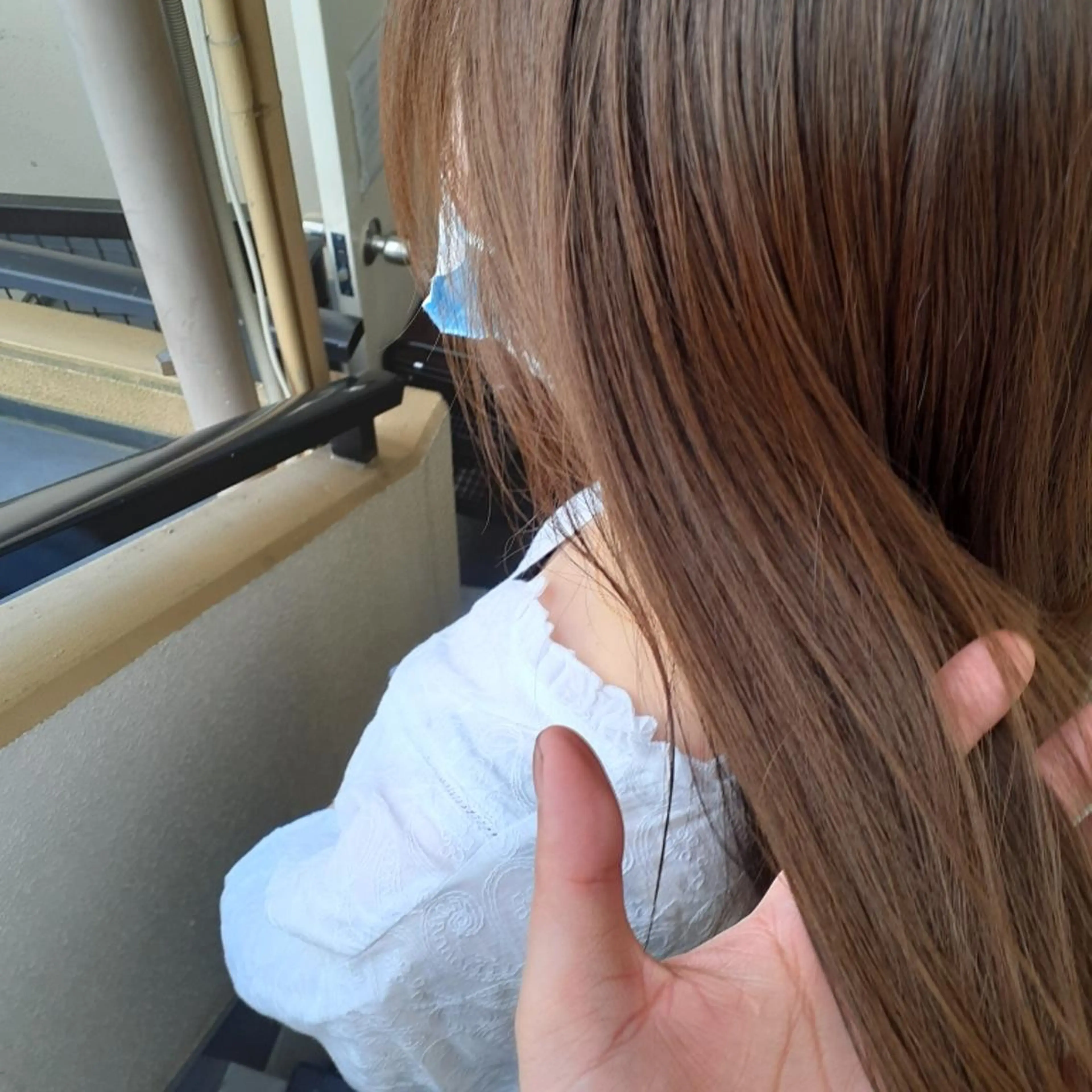 ロング カラー ベージュカラー カット ヘアカラー トリートメント 🔳髪質改善🔳 岡本陽のヘアスタイル