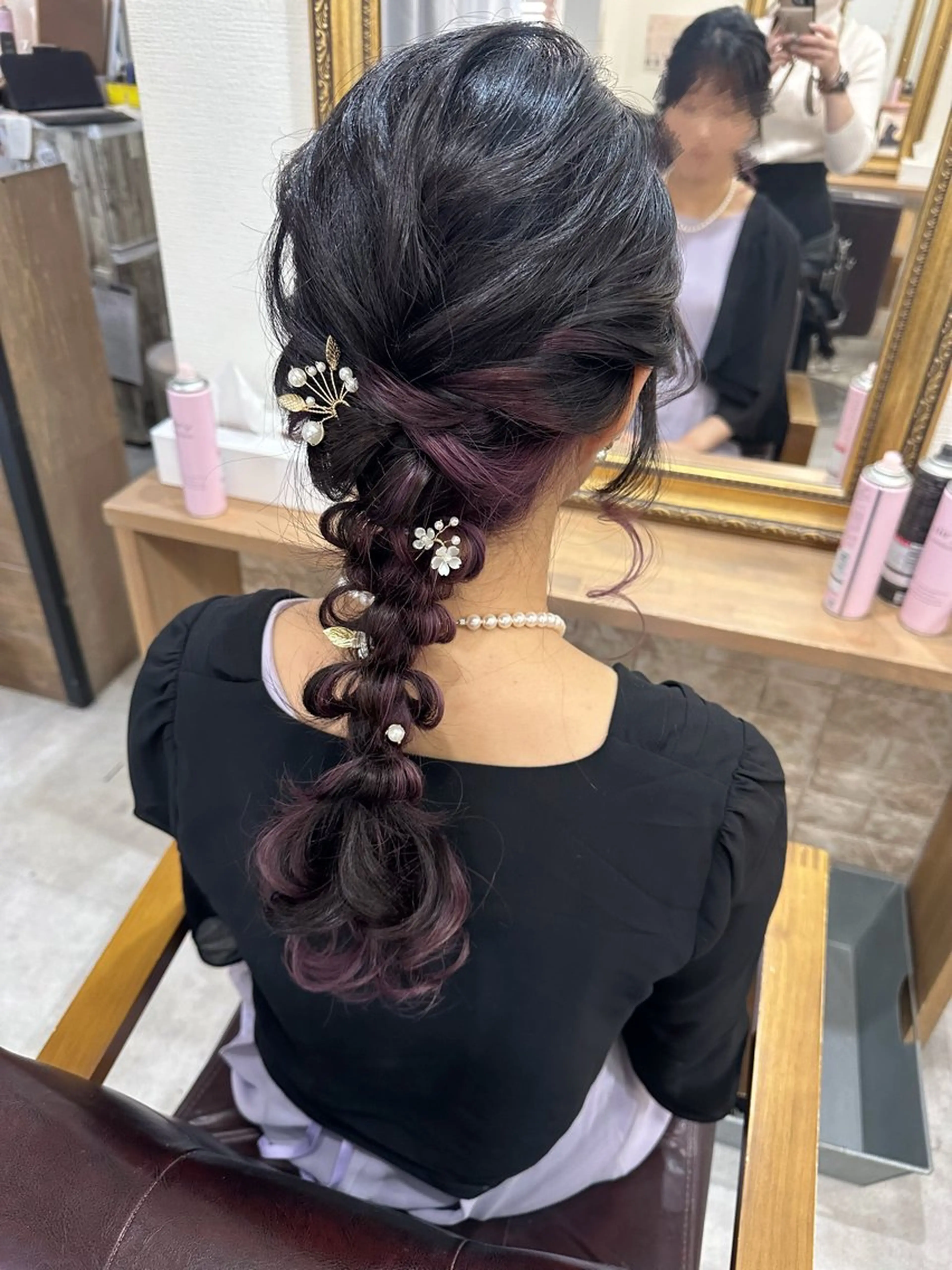 ヘアアレンジ ヘアセット 谷口遥 ♡ jolie栄店のマツエク・マツパデザイン