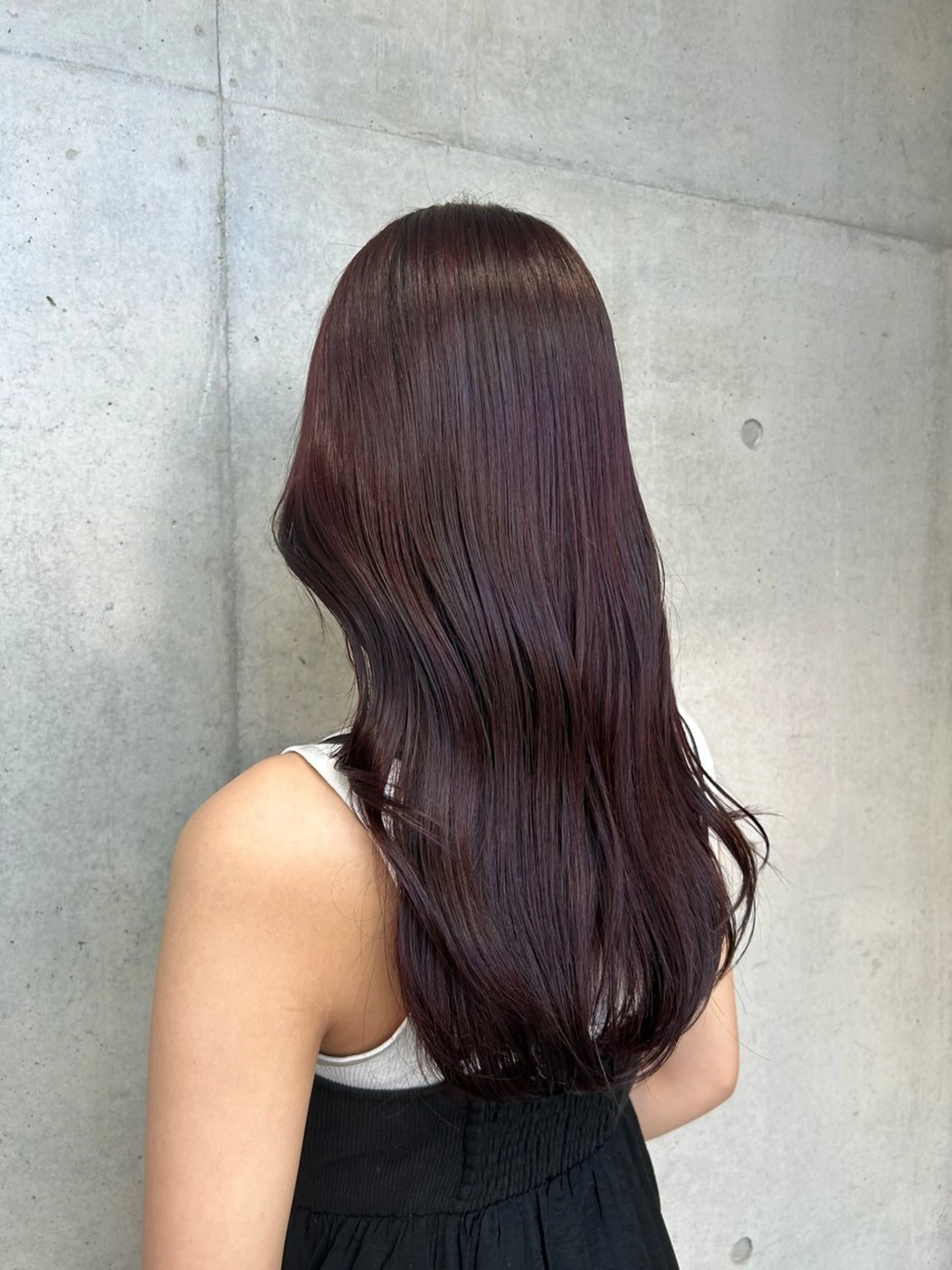 ロング カラー ヘアアレンジ カット ヘアカラー トリートメント ボブ艶モテカラー🫧 カリンのヘアスタイル