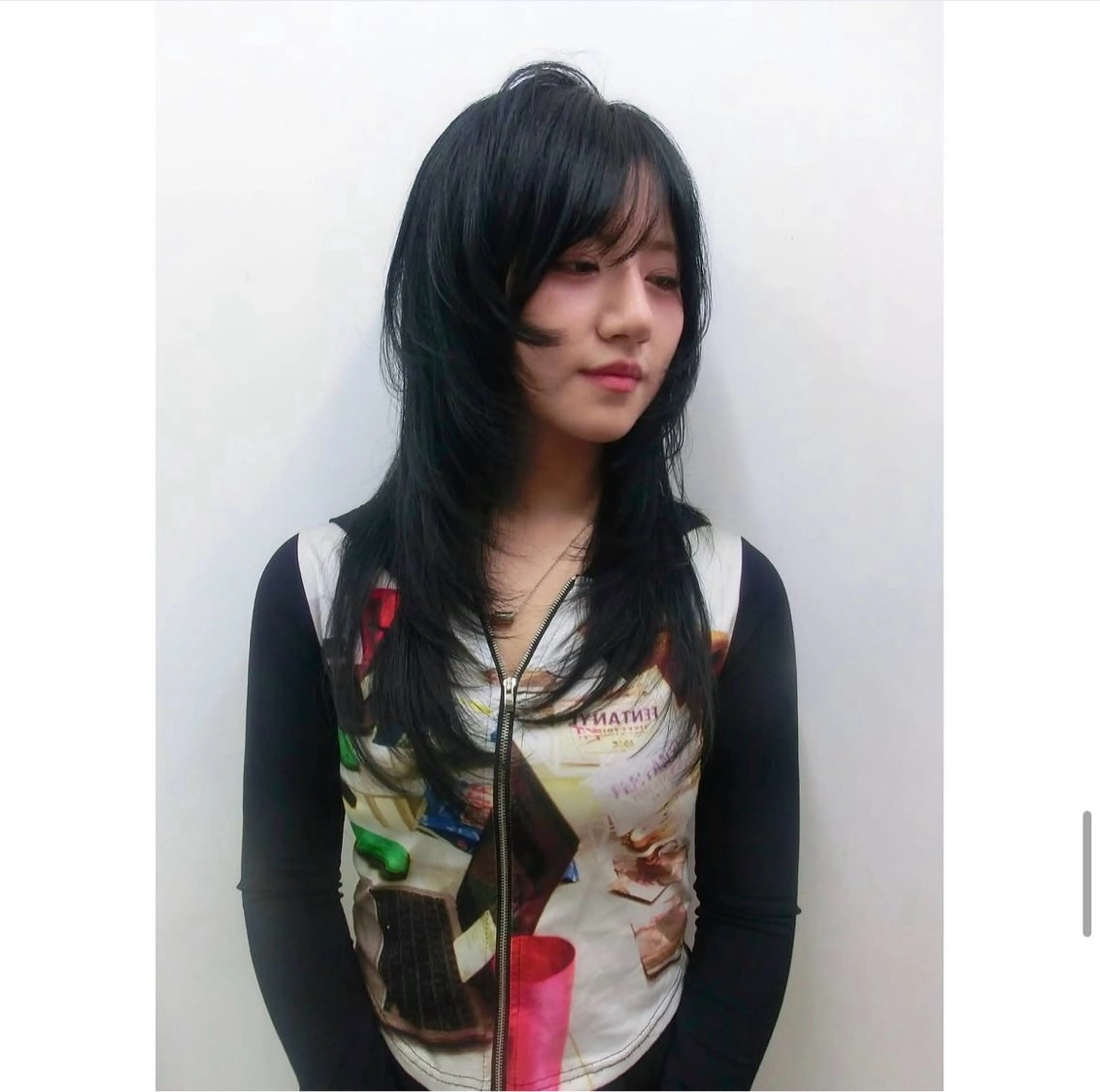 セミロング ヘアカラー トリートメント ヘアセット Kanna 神奈のヘアスタイル