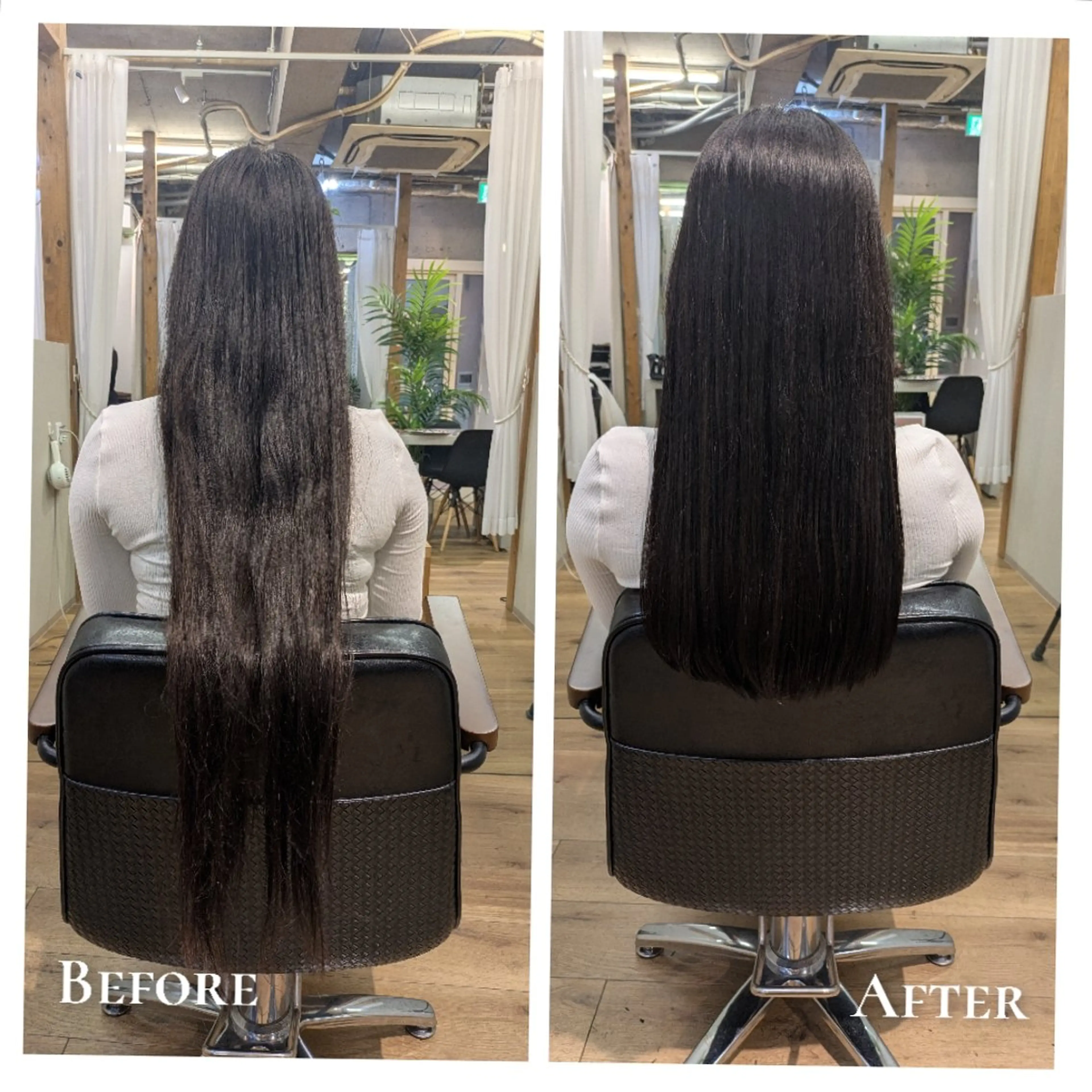ロング カット トリートメント 有馬 葵のヘアスタイル