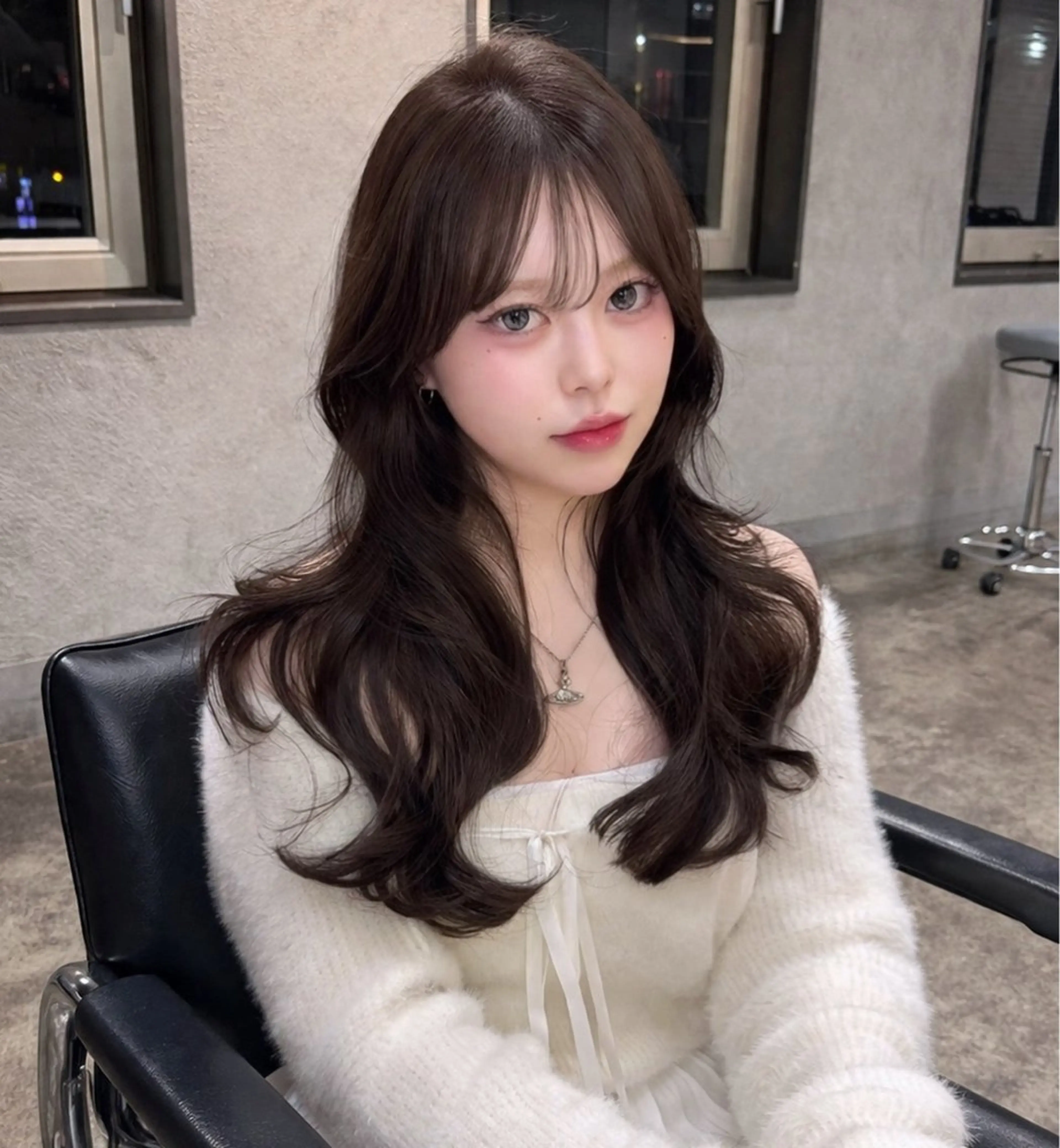 セミロング 鈴木 悠大のヘアスタイル