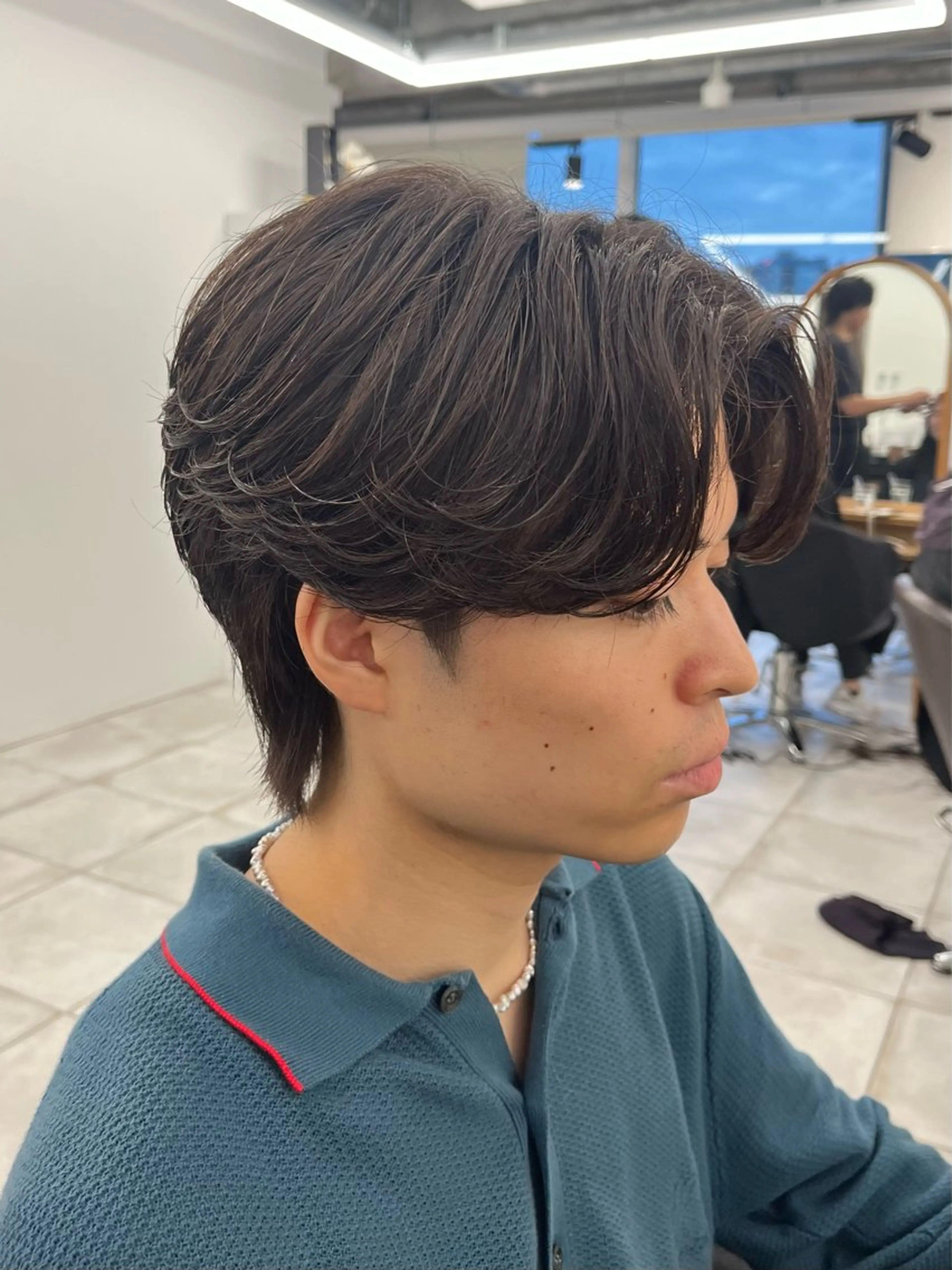 ミディアム パーマ メンズ カット トリートメント 🏆メンズヘア特化 🥇代表りんぺーのヘアスタイル