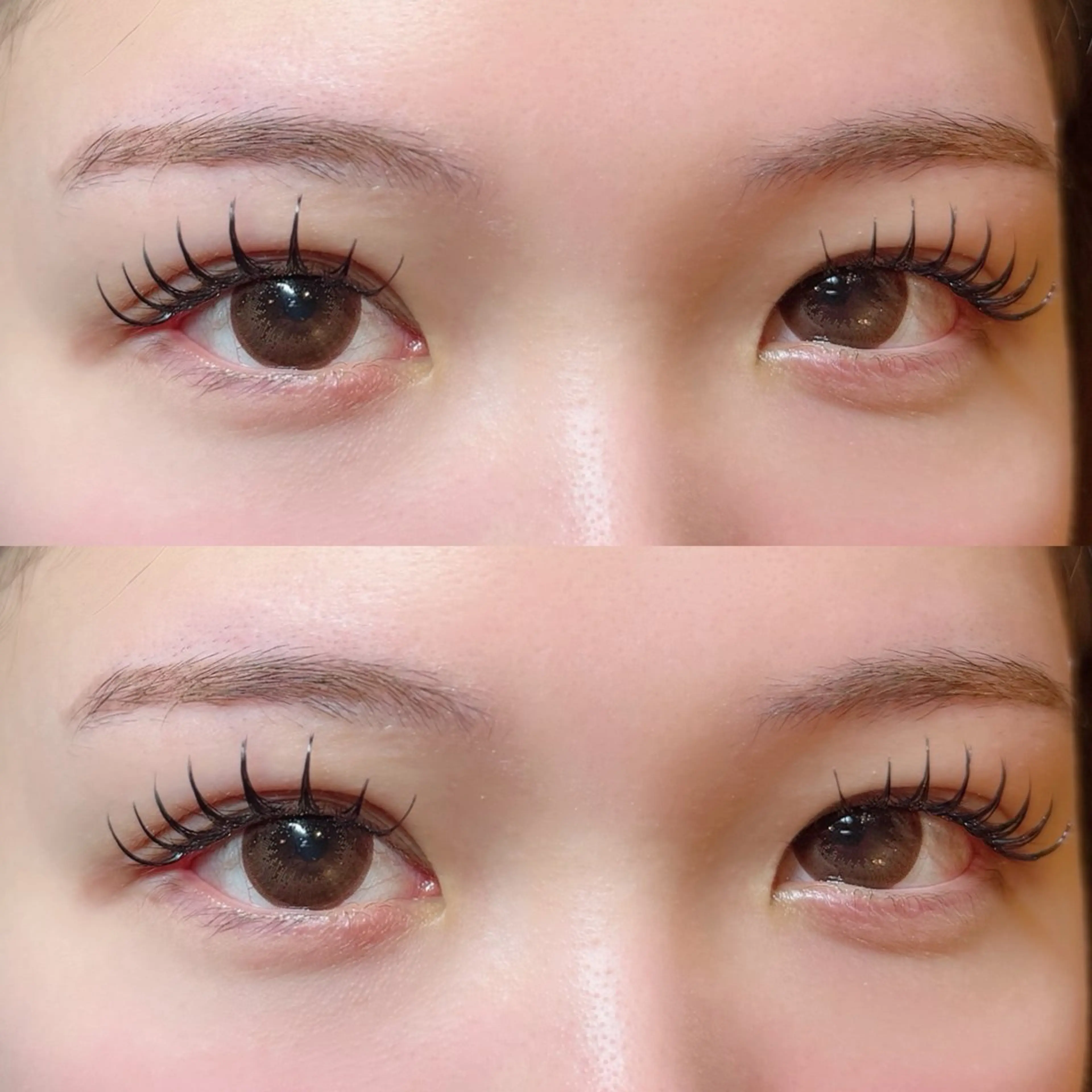 【エクパーマ】新技術❣️LEDグルー+プレミアムフラットオフ無100本+まつげパーマの写真