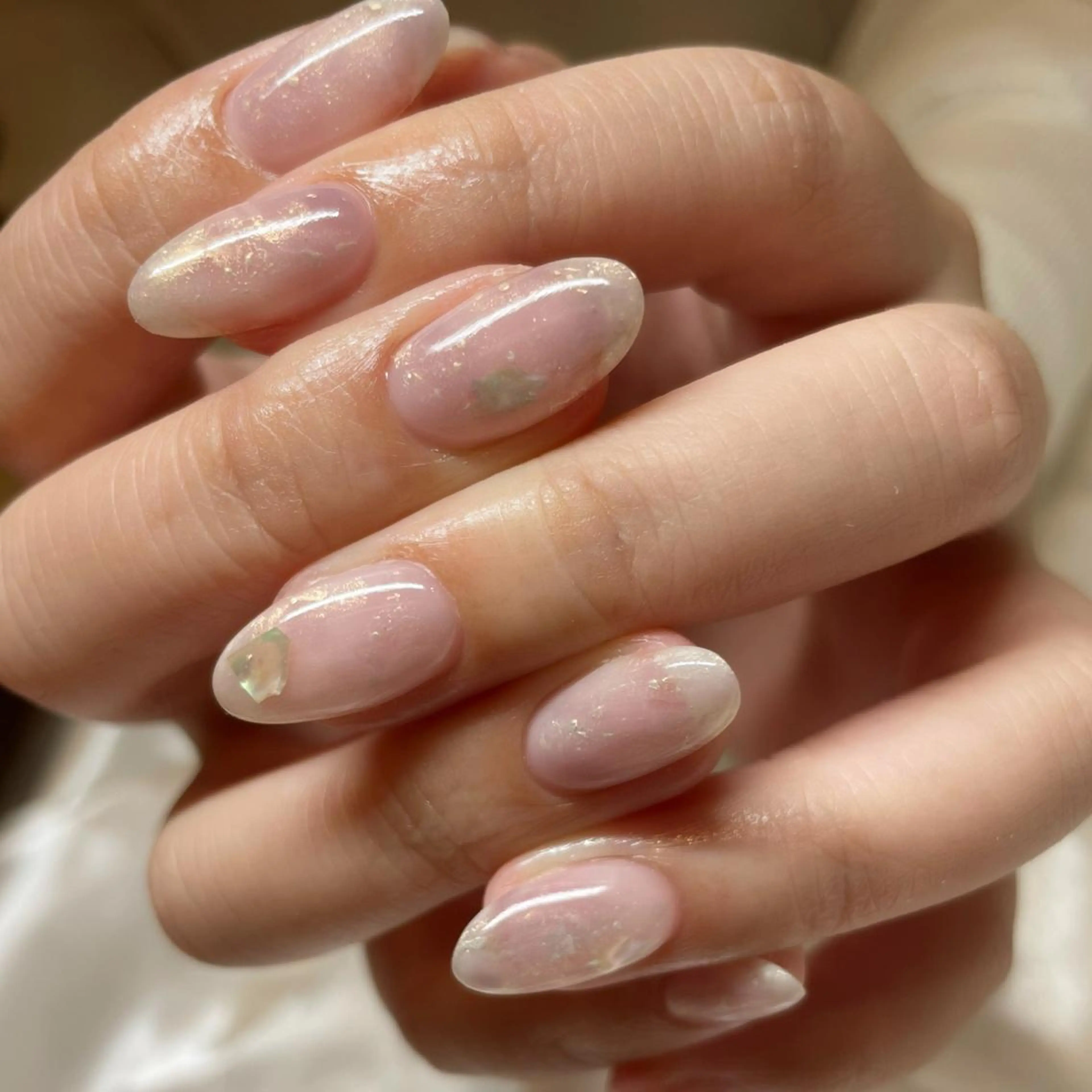 セミロング ネイル 金子 彩海のネイルデザイン