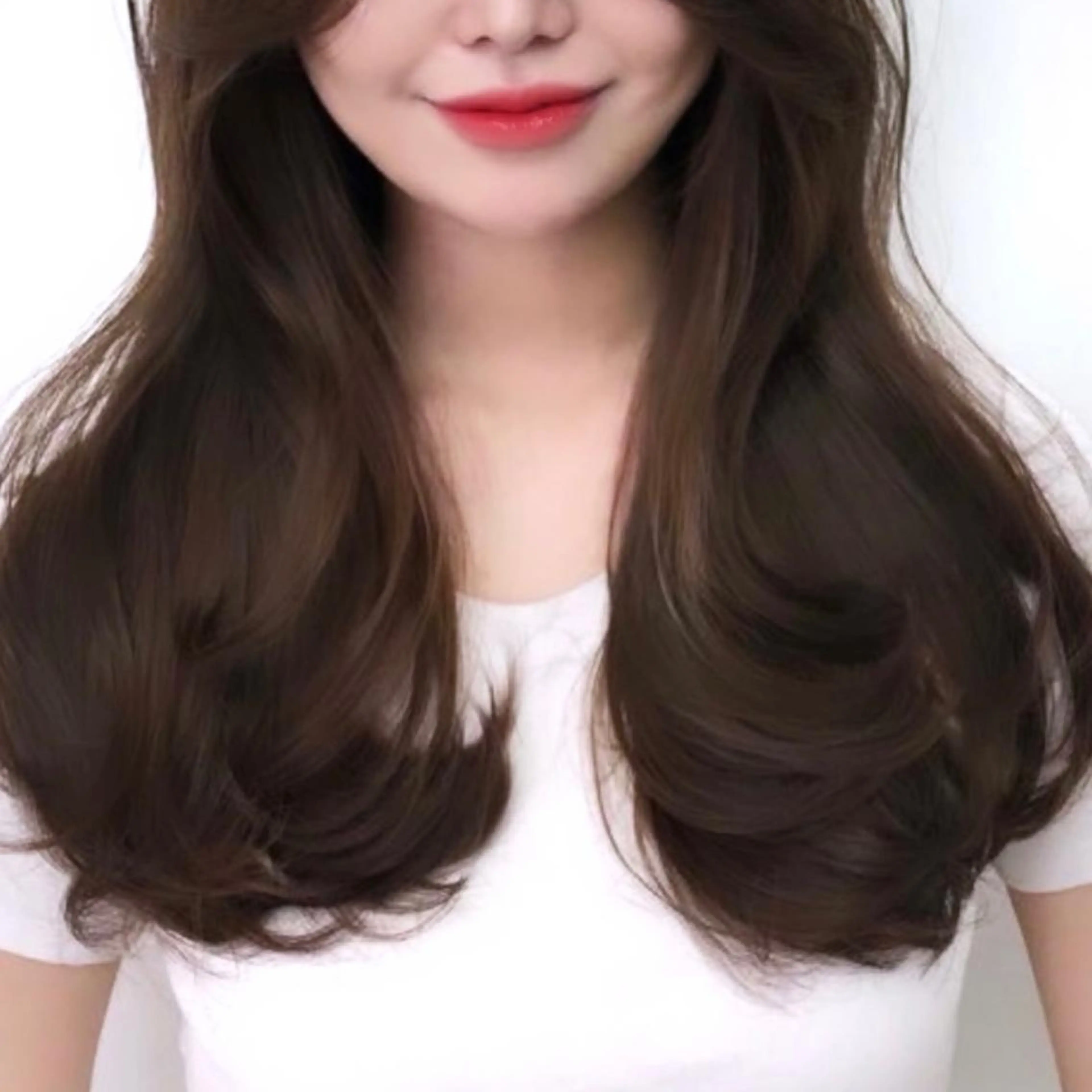 セミロング カット トリートメント 韓国くびれレイヤー 🇰🇷はづきのヘアスタイル