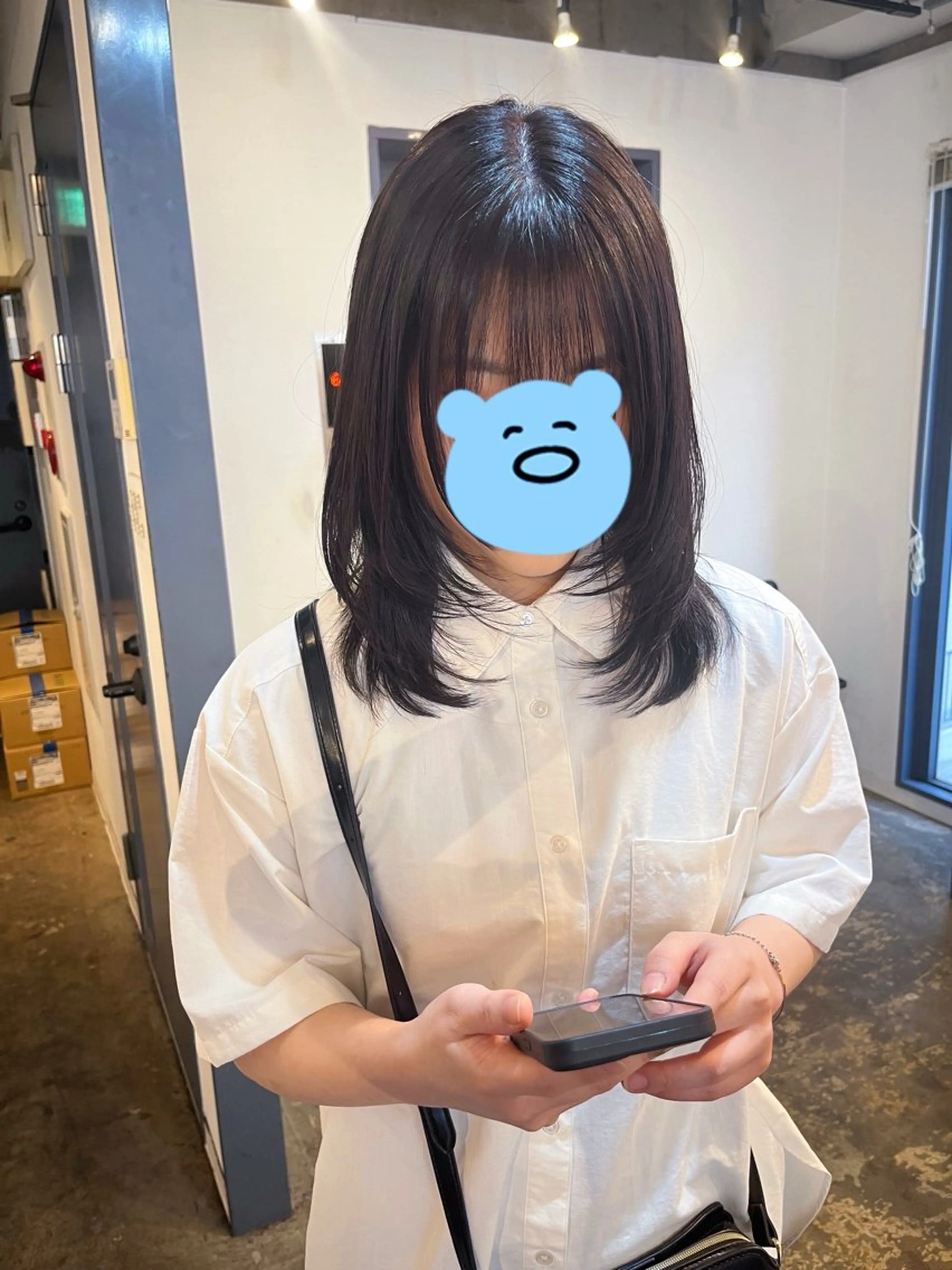 ミディアム カラー カット ヘアカラー トリートメント 🌛ダブルカラー 🌜SAYAKAのヘアスタイル