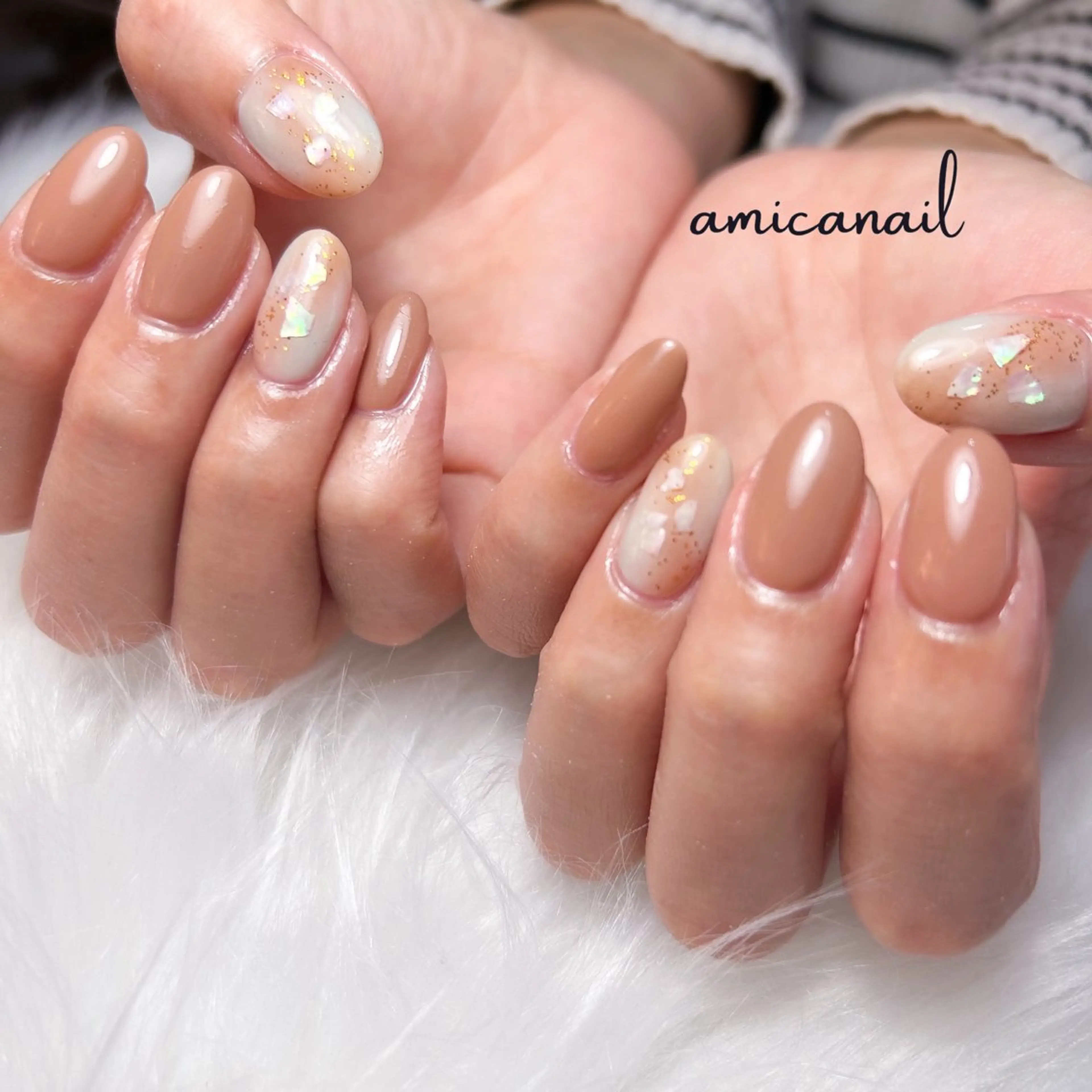 ネイル ニュアンスネイル ハンドネイル _amica nail_のネイルデザイン