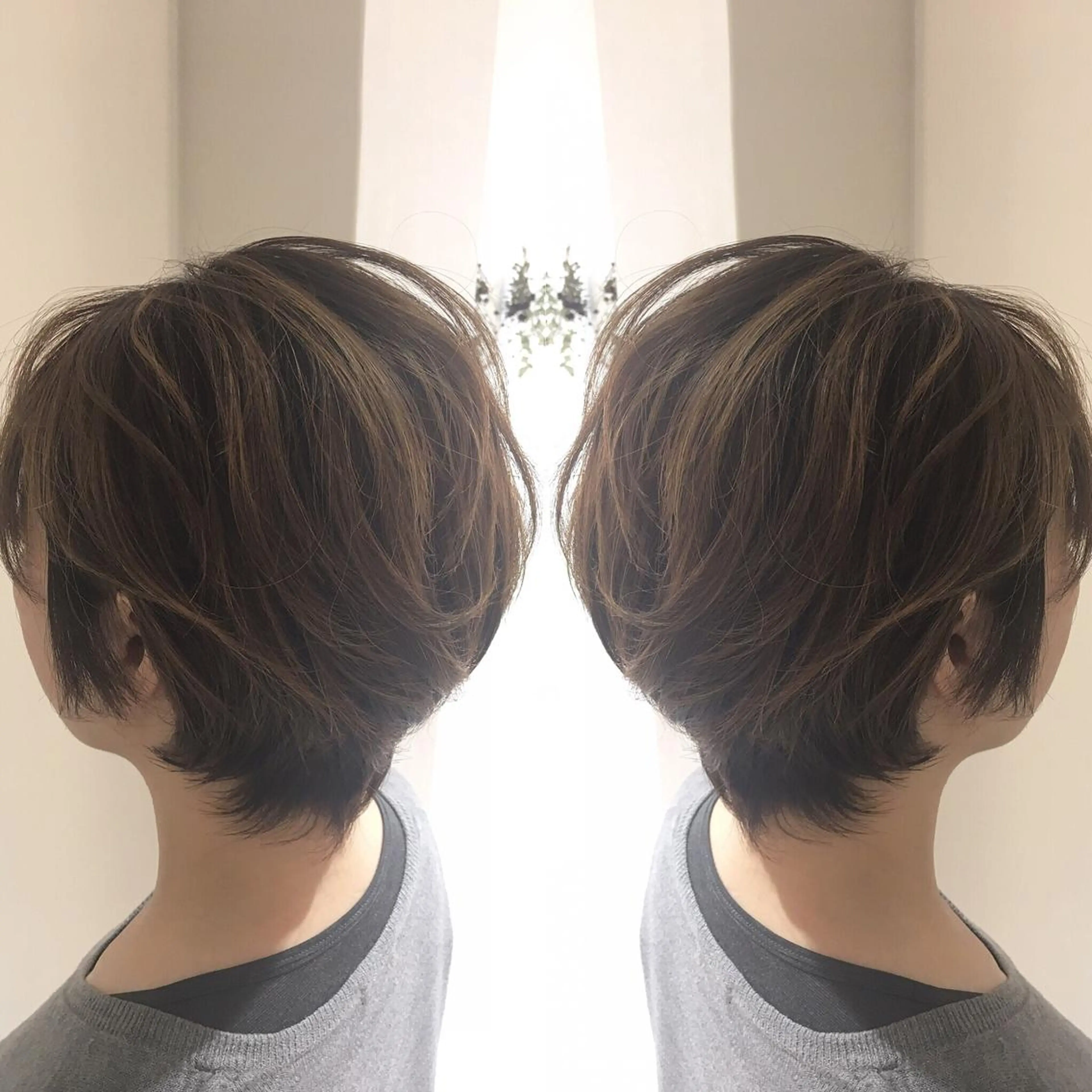 ショート カラー ヘアカラー トリートメント hair  design nico*  ヘアデザイン ニコ所属・中間 将人のヘアスタイル