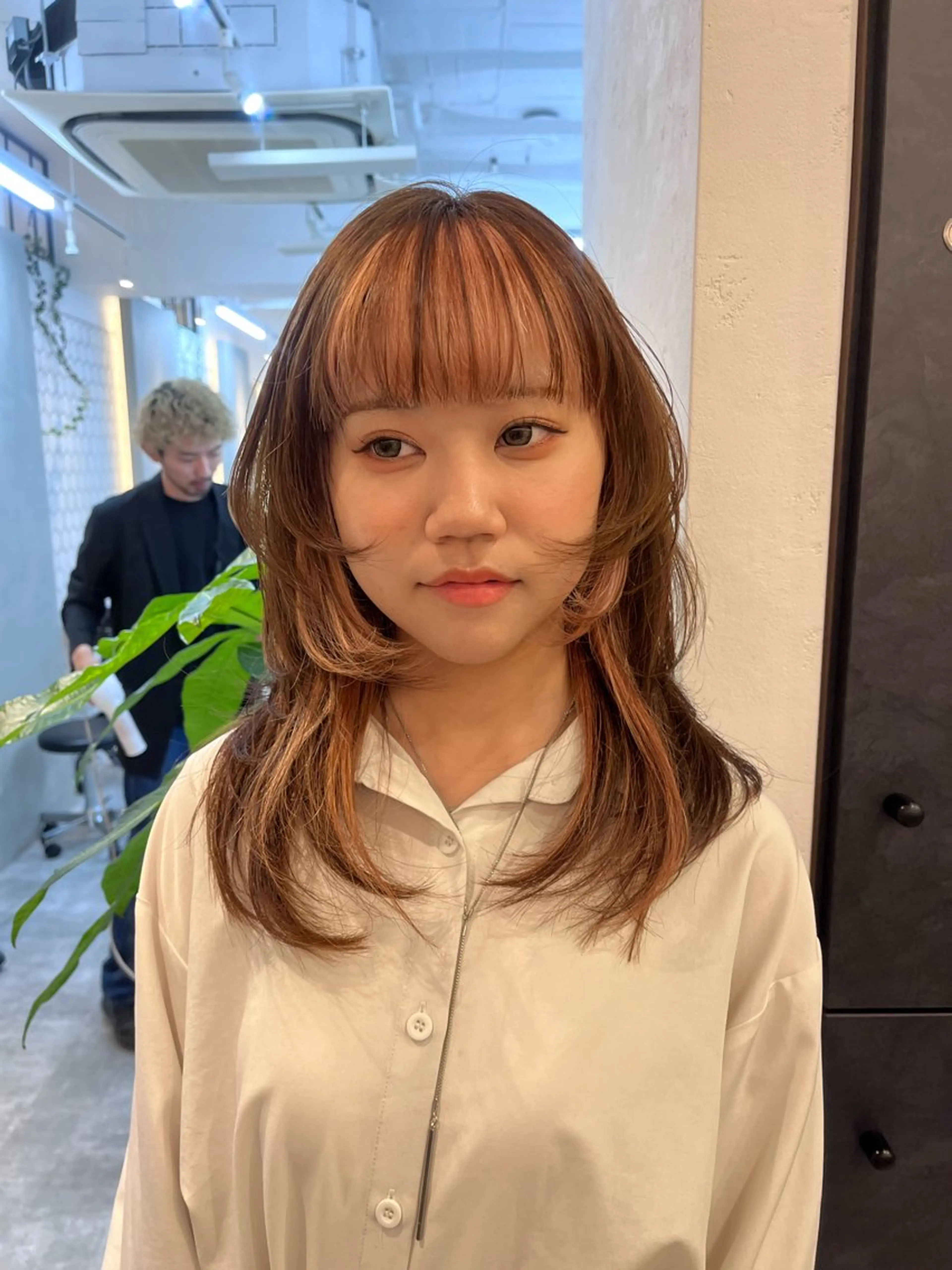 ロング カラー ヘアカラー トリートメント Ｖｉｏｔ  銀座 樋口 桃佳のヘアスタイル