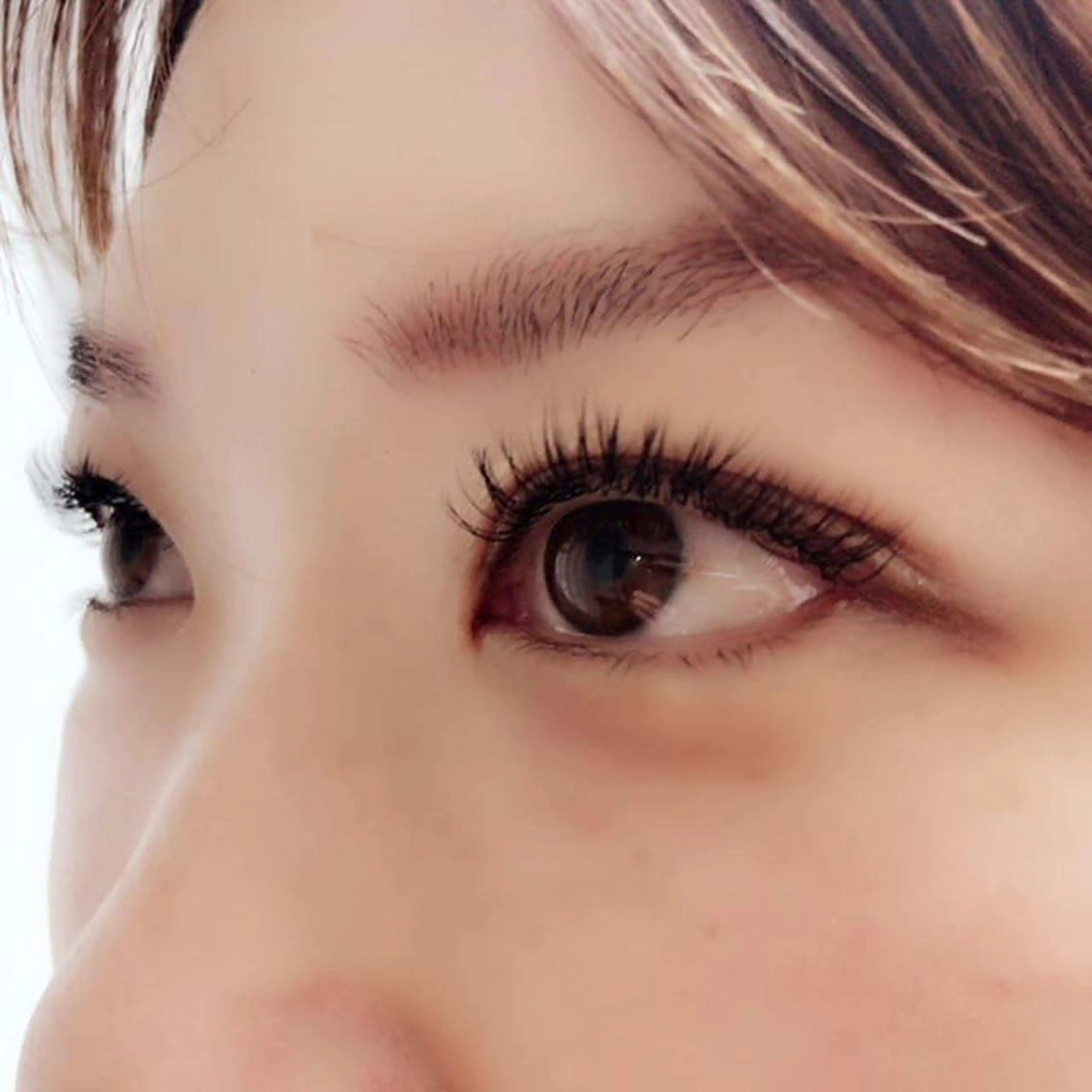 マツエク・マツパ 付け放題 フラットラッシュ ナチュラル セーブル 下まつげエクステ 吉岡 ゆうなのマツエク・マツパデザイン