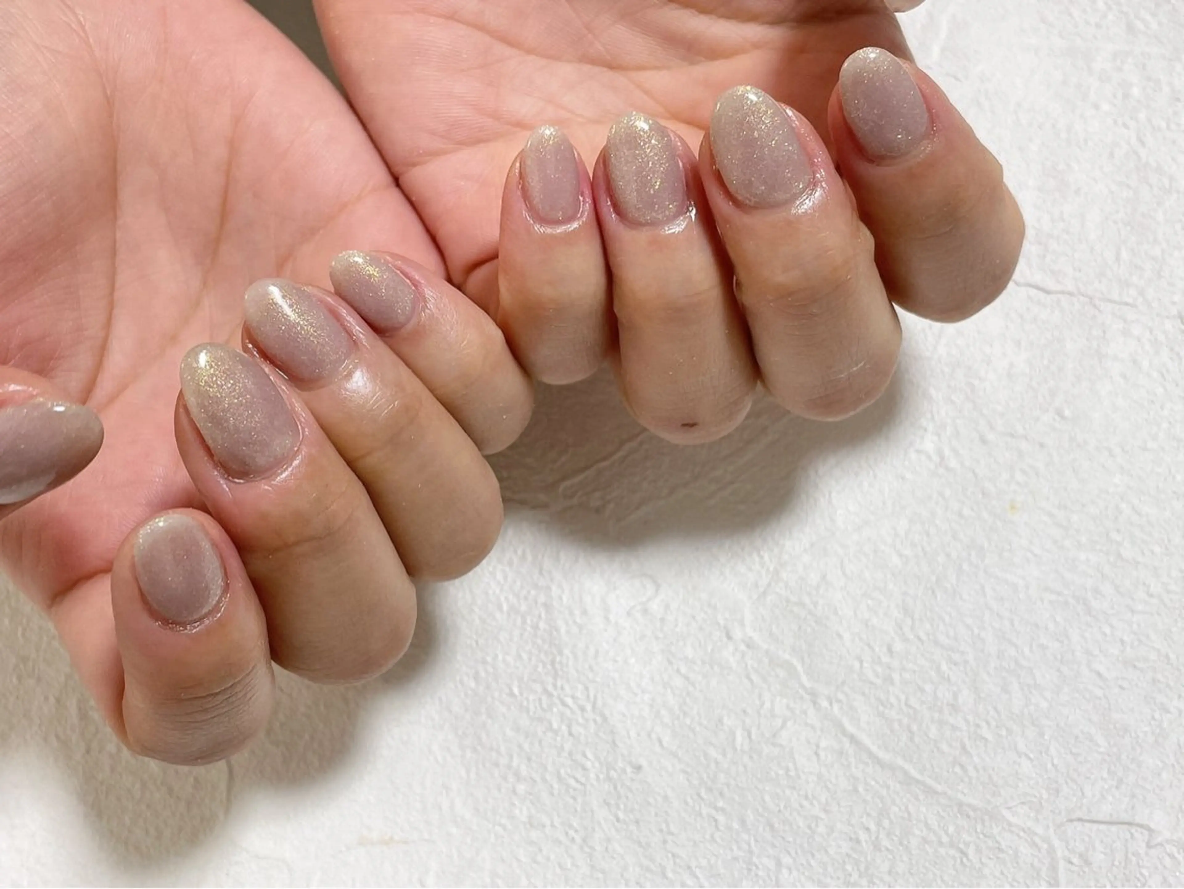 ネイル オーロラネイル フットネイル フレンチネイル ジェルネイル キラキラネイル ハンドネイル kiki nail たまプラーザのネイルデザイン