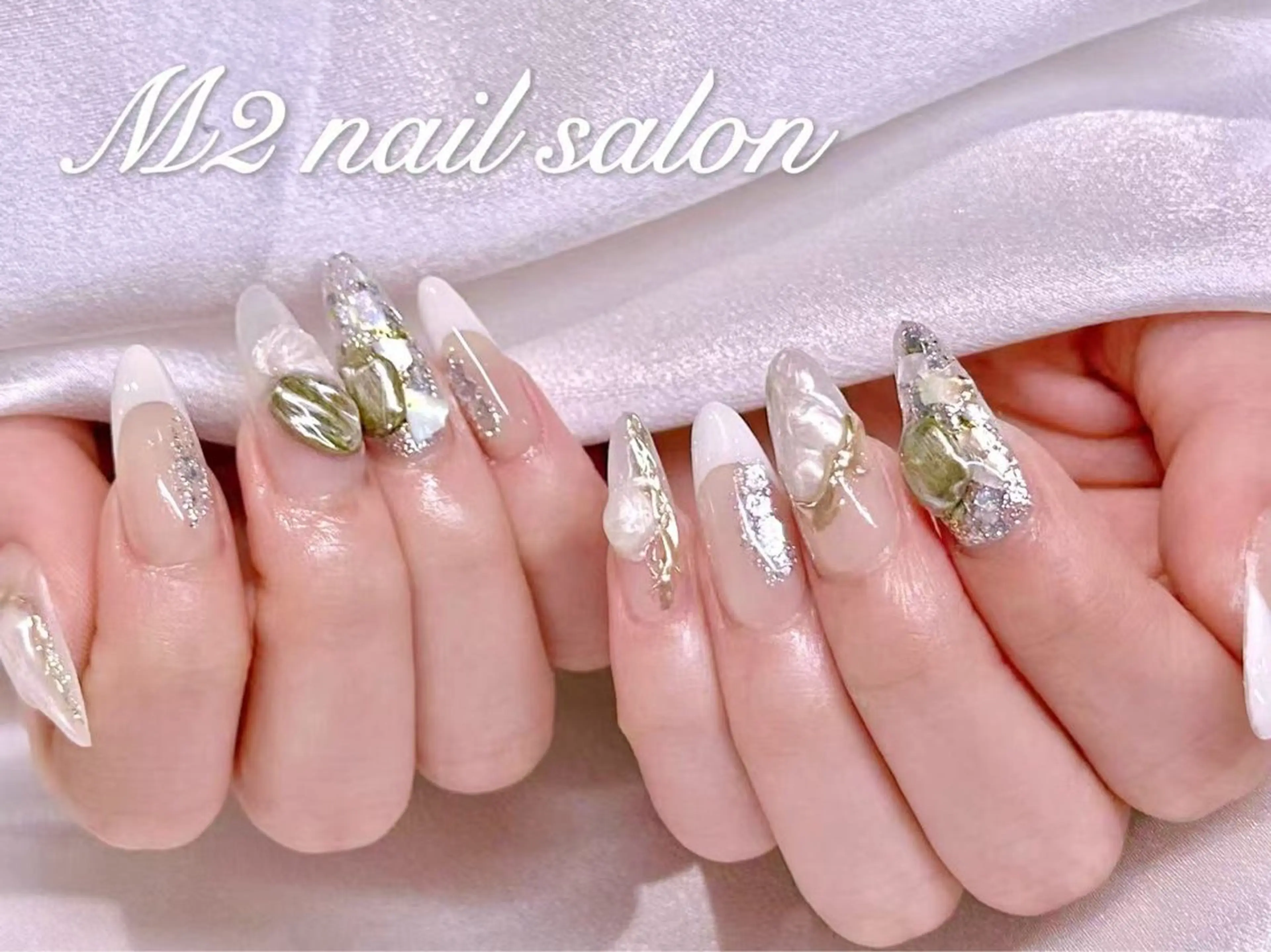 ネイル 長さだし専門店 M2　rikaのネイルデザイン