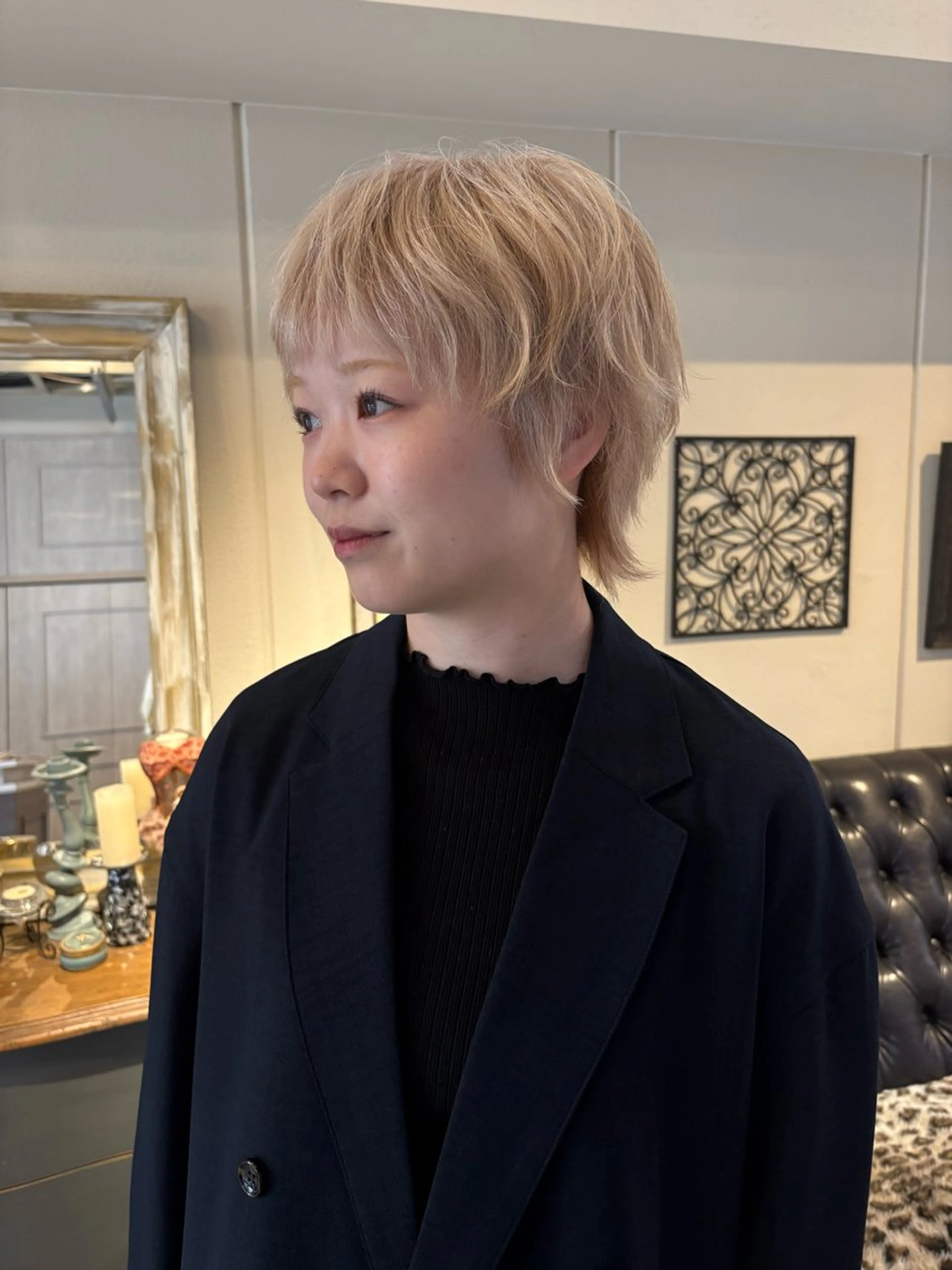 ショート カラー ブリーチ ヘアカラー ichika/福岡 /透明感カラー🤎のヘアスタイル
