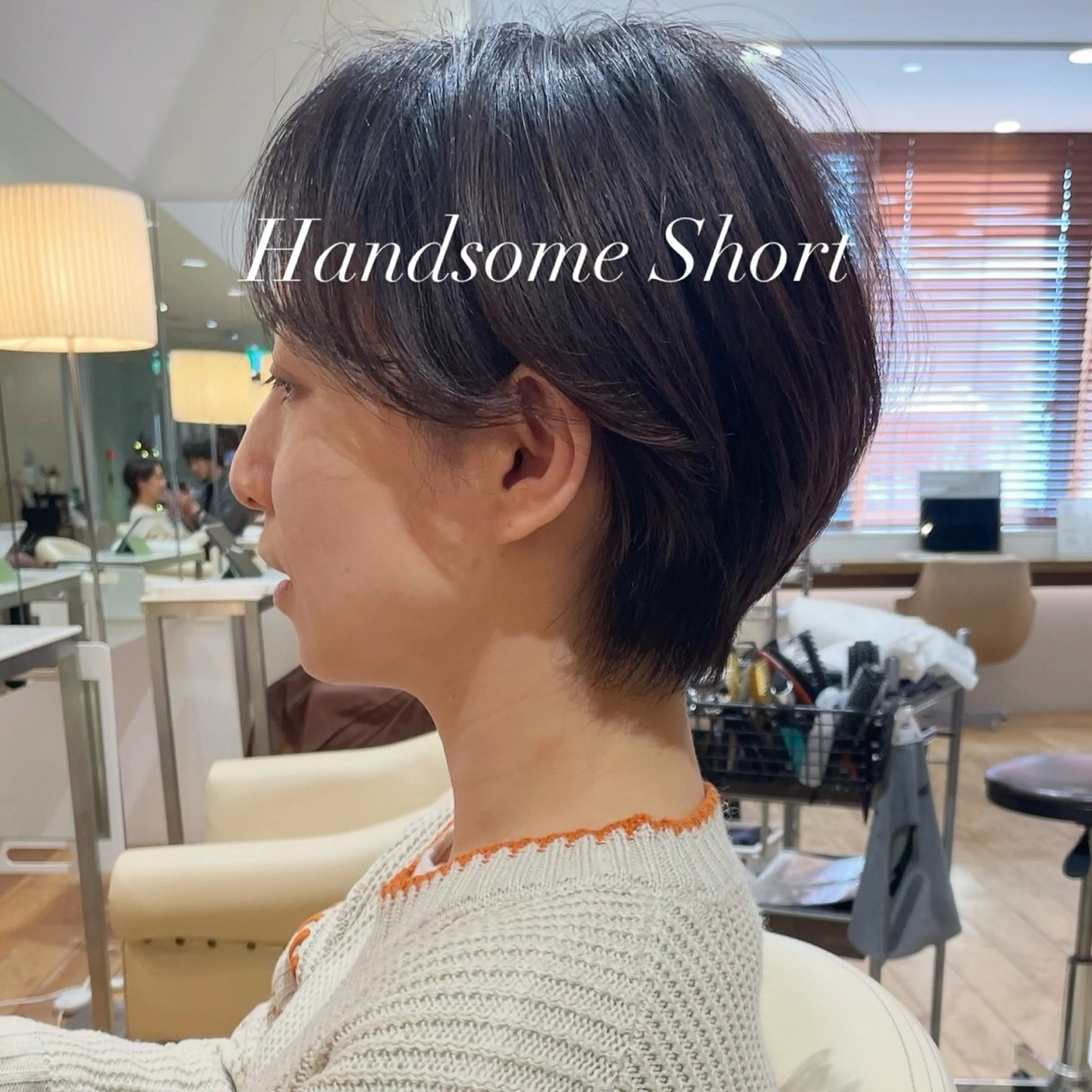 ショート カット ヘアカラー トリートメント 北谷 安博のヘアスタイル