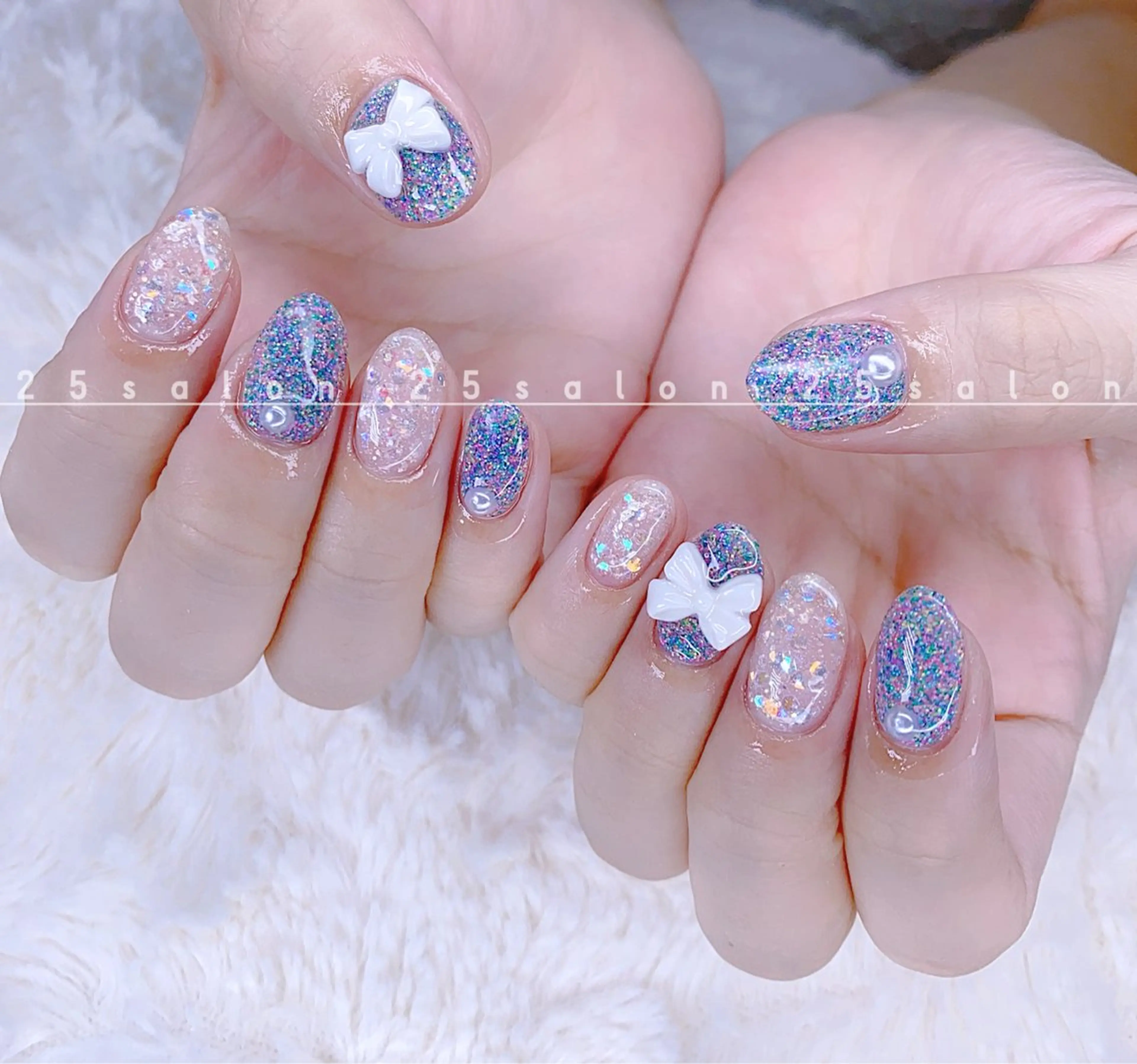 ネイル ジェルネイル 韓国ネイル ニュアンスネイル パラジェル ワンホンネイル 2 5のマツエク・マツパデザイン