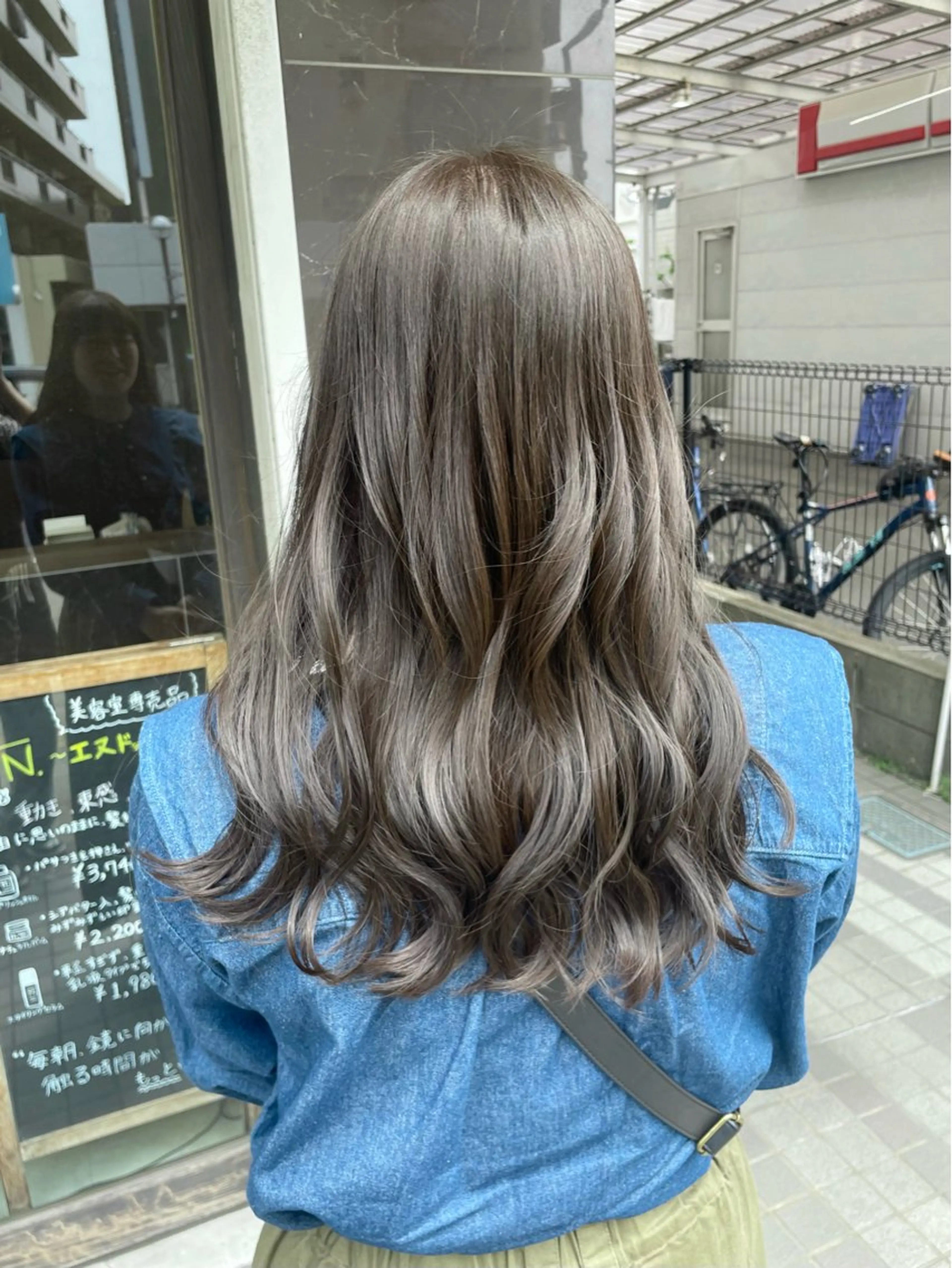 カラー 透明感カラー グレージュ オリーブグレージュ オリーブグレー MICHIRU 🐈‍⬛💞のヘアスタイル