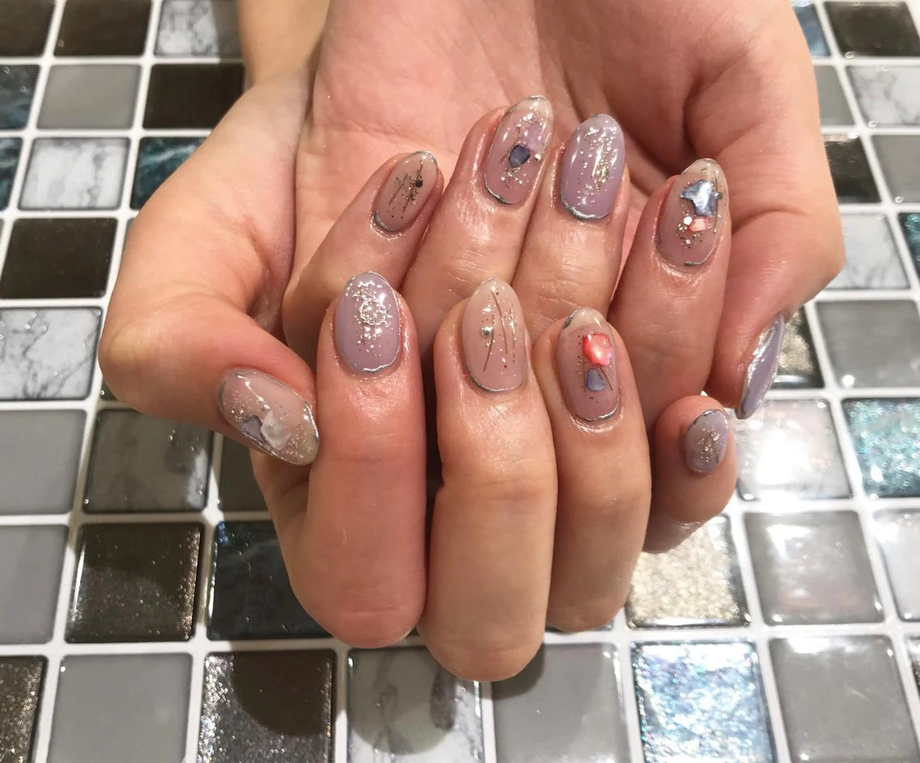 ネイル 舞田 苑香のネイルデザイン